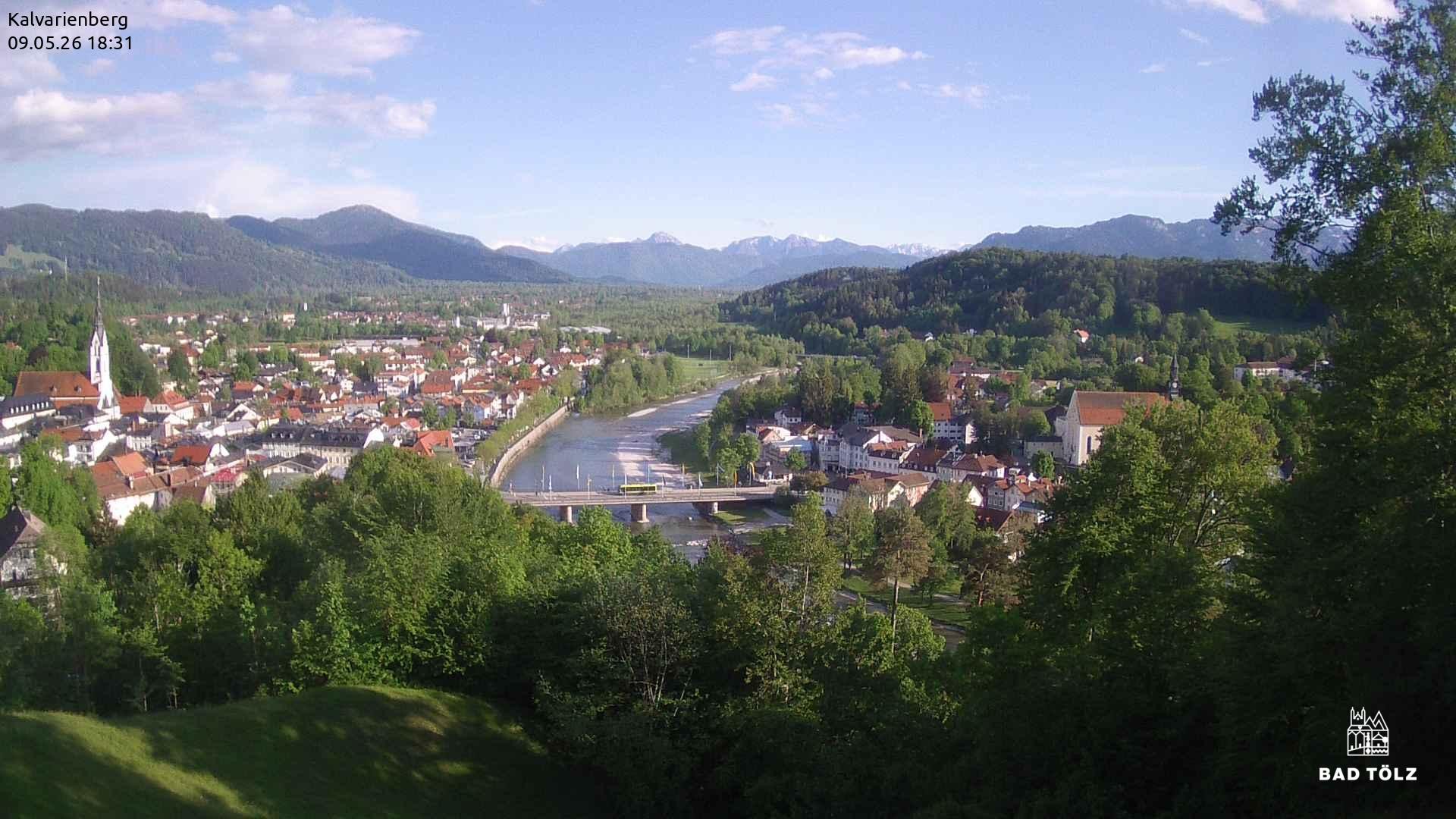 Archiv Foto Webcam Kalvarienberg bei Bad Tölz