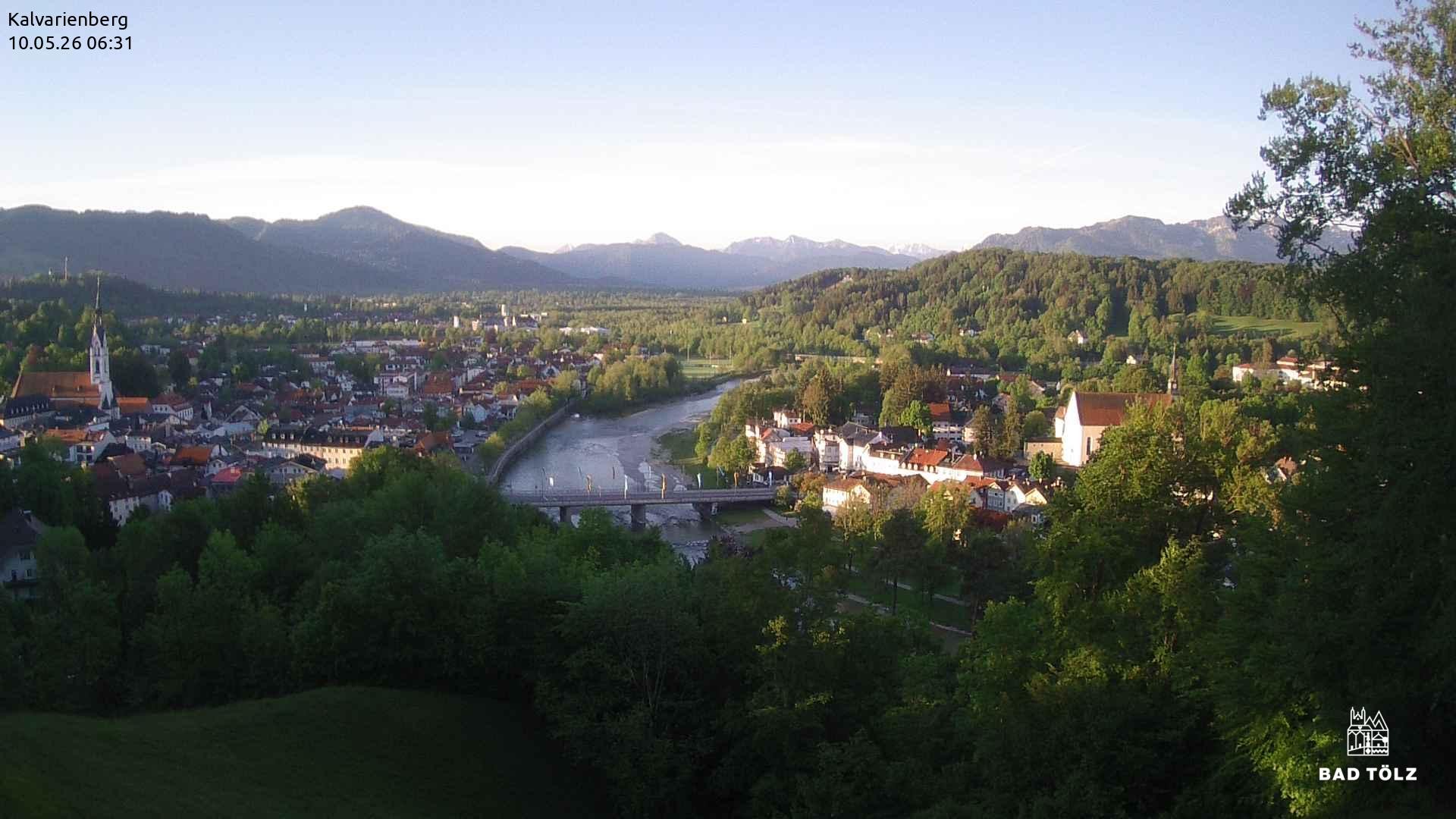 Archiv Foto Webcam Kalvarienberg bei Bad Tölz