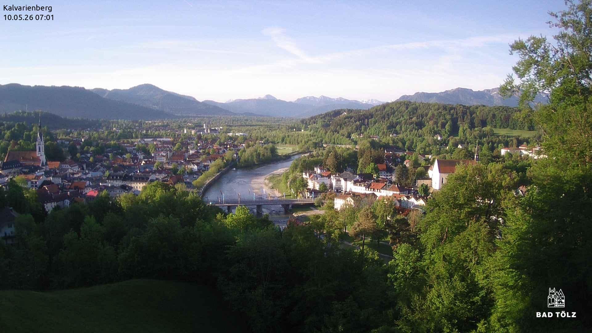 Archiv Foto Webcam Kalvarienberg bei Bad Tölz