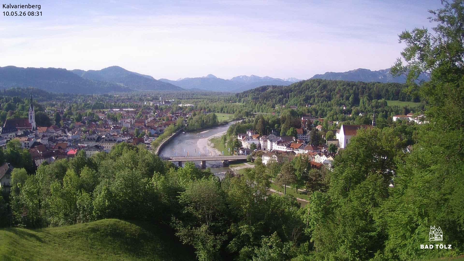 Archiv Foto Webcam Kalvarienberg bei Bad Tölz