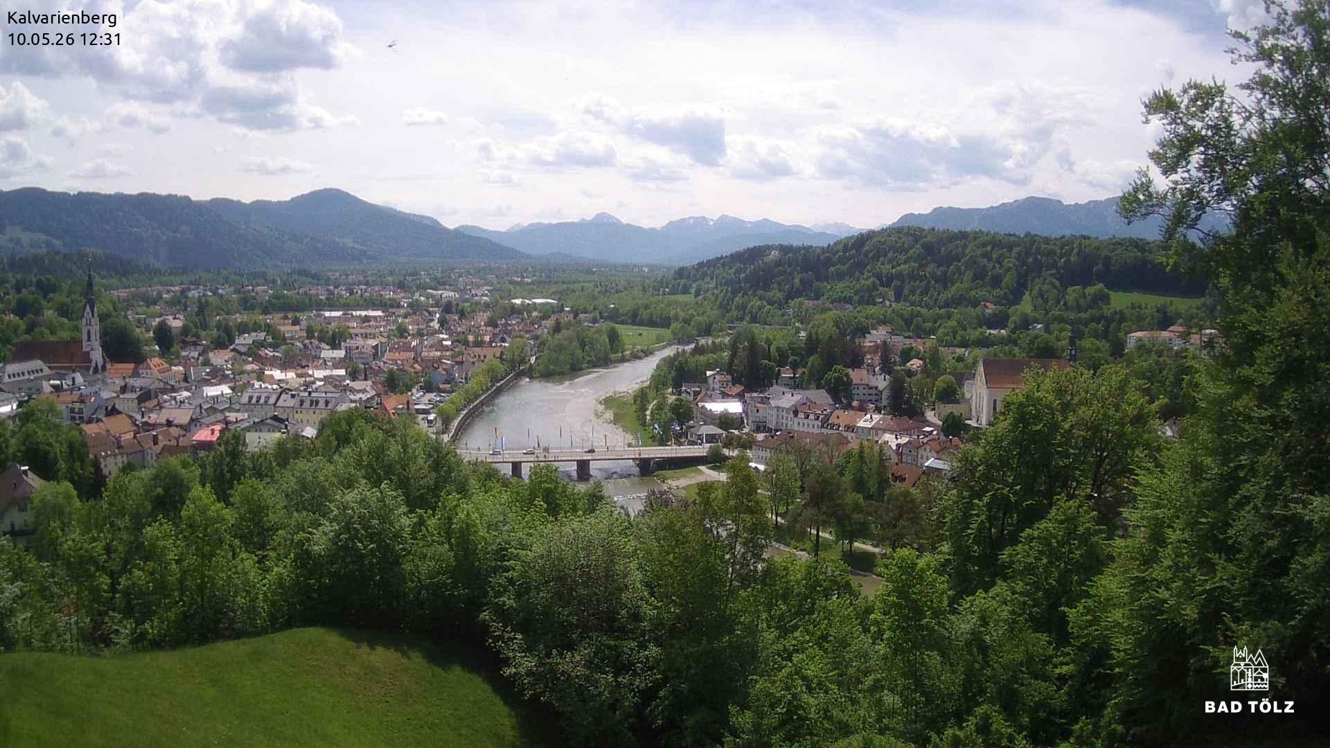 Archiv Foto Webcam Kalvarienberg bei Bad Tölz