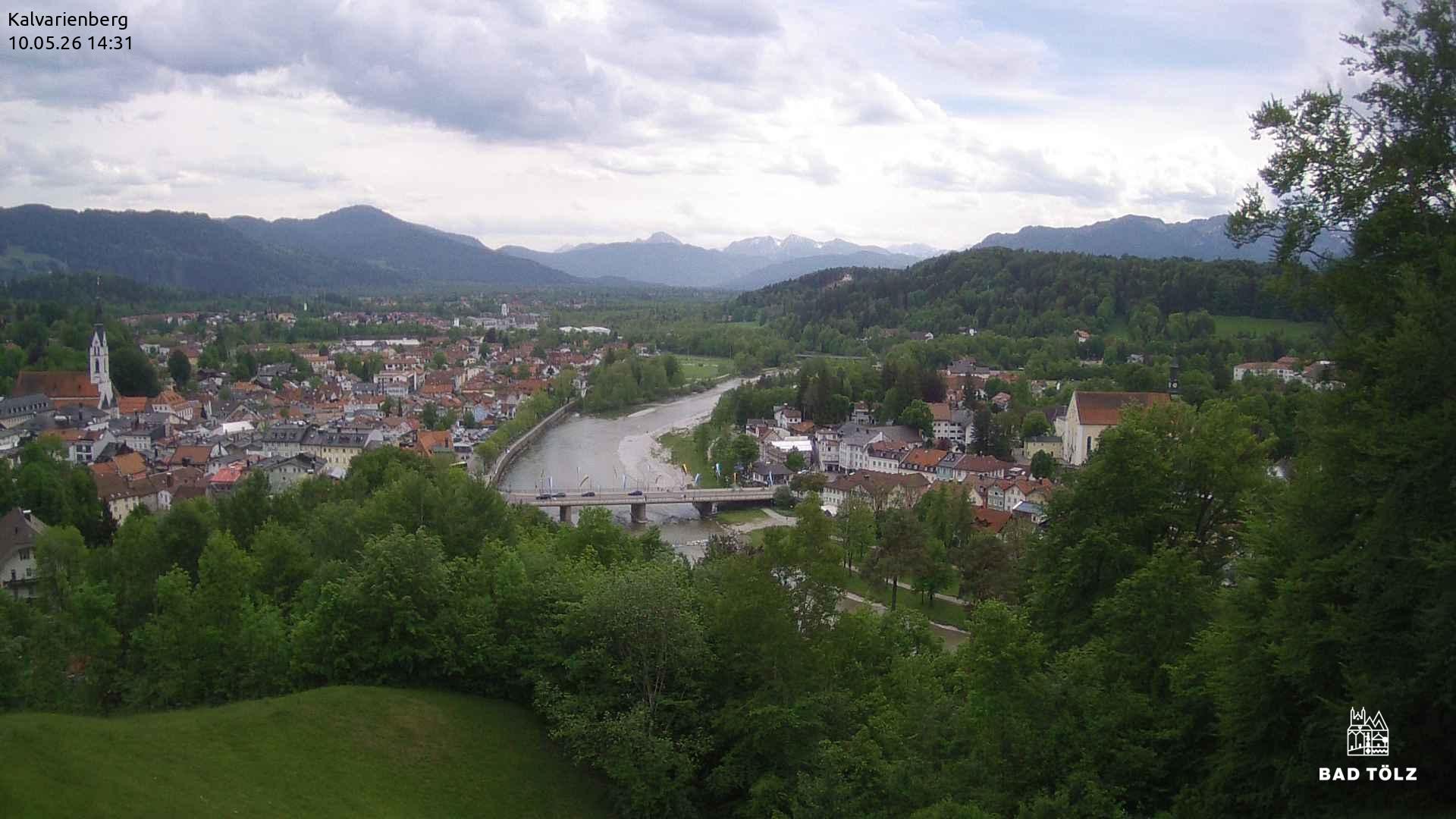 Archiv Foto Webcam Kalvarienberg bei Bad Tölz