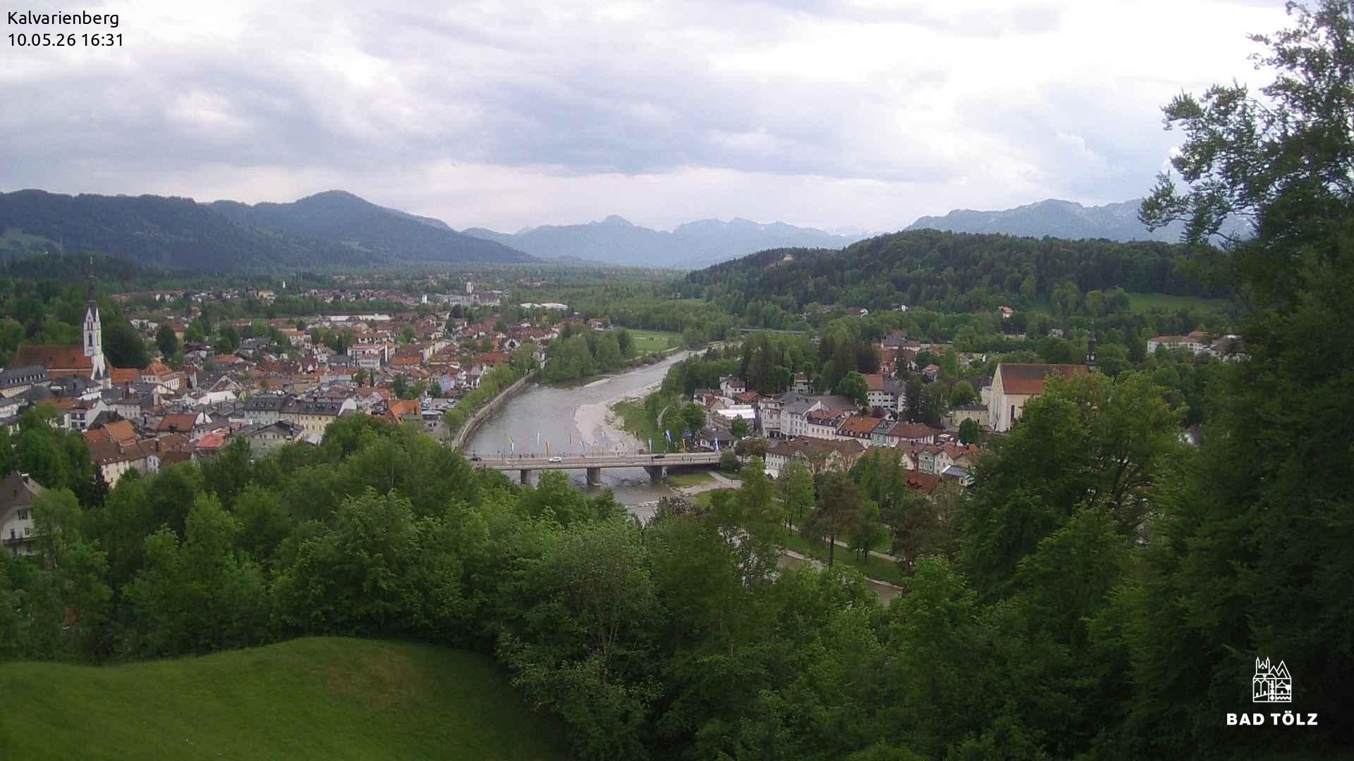 Archiv Foto Webcam Kalvarienberg bei Bad Tölz