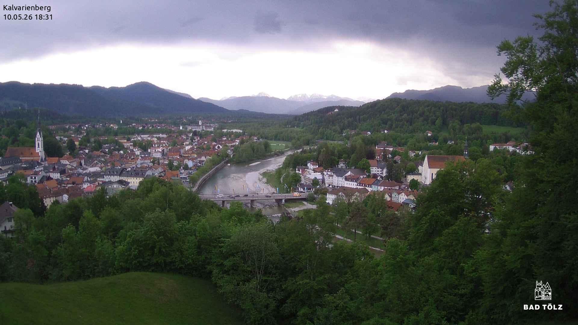 Archiv Foto Webcam Kalvarienberg bei Bad Tölz