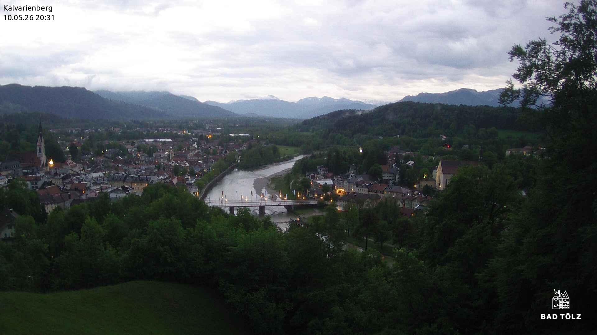 Archiv Foto Webcam Kalvarienberg bei Bad Tölz