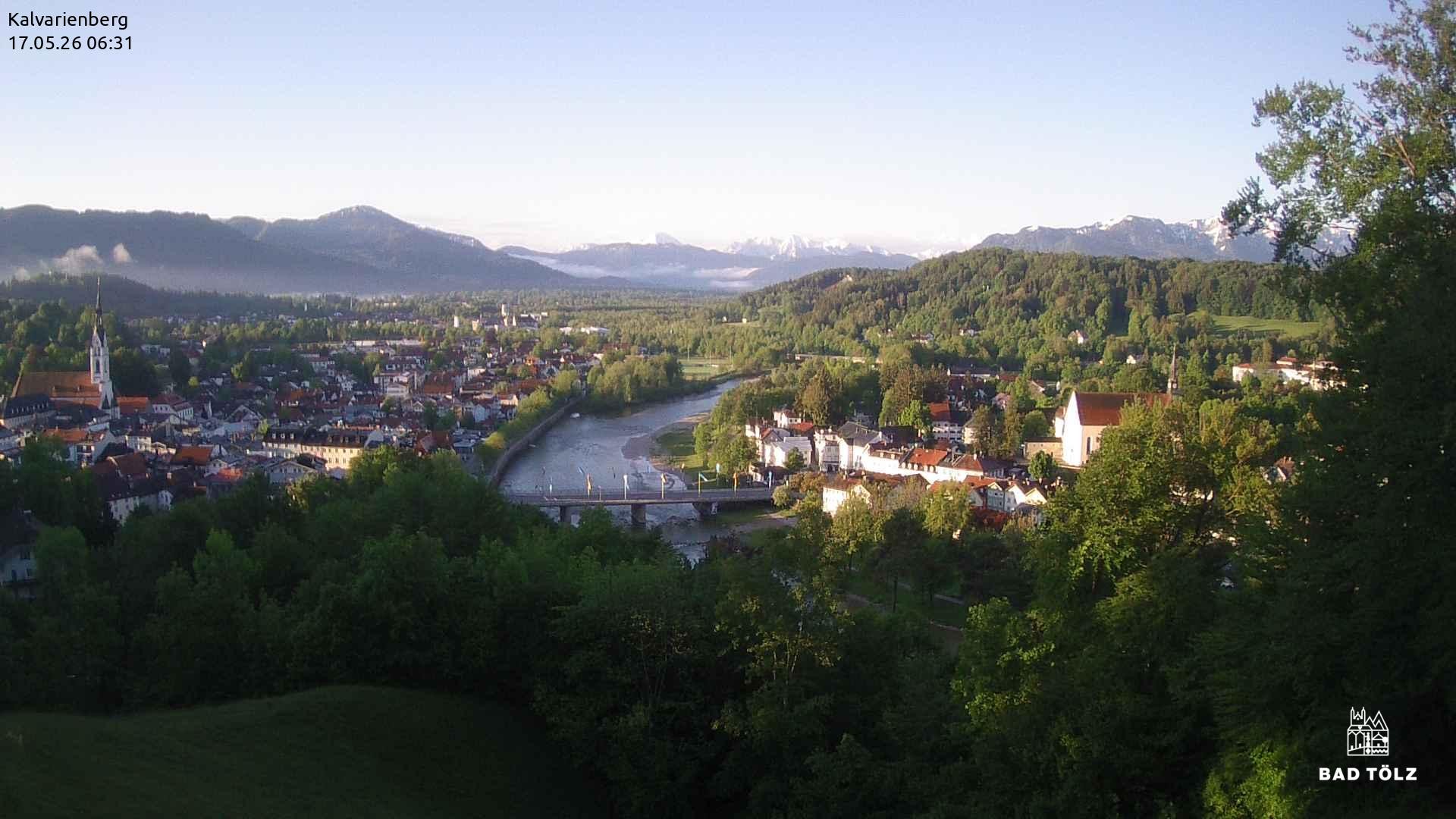Archiv Foto Webcam Kalvarienberg bei Bad Tölz