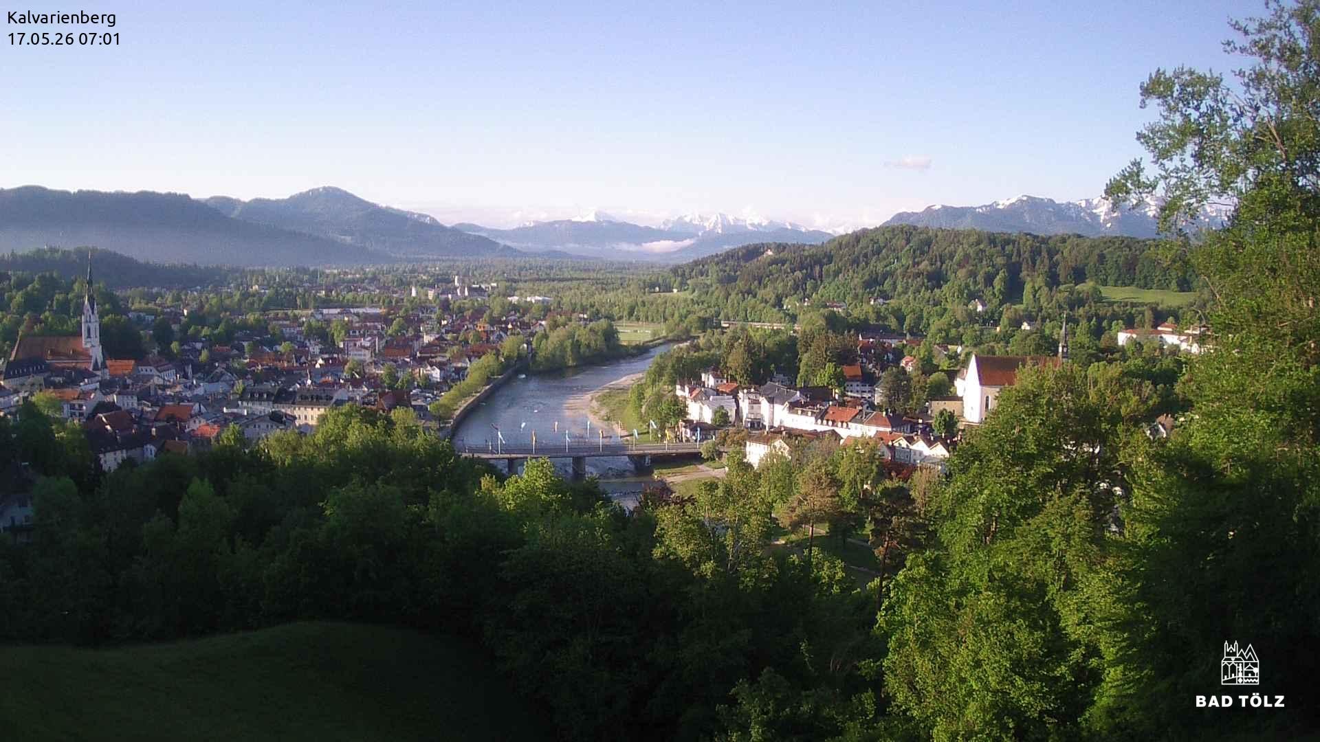 Archiv Foto Webcam Kalvarienberg bei Bad Tölz