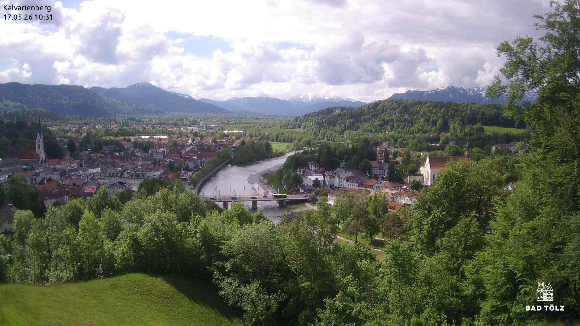 Archiv Foto Webcam Kalvarienberg bei Bad Tölz