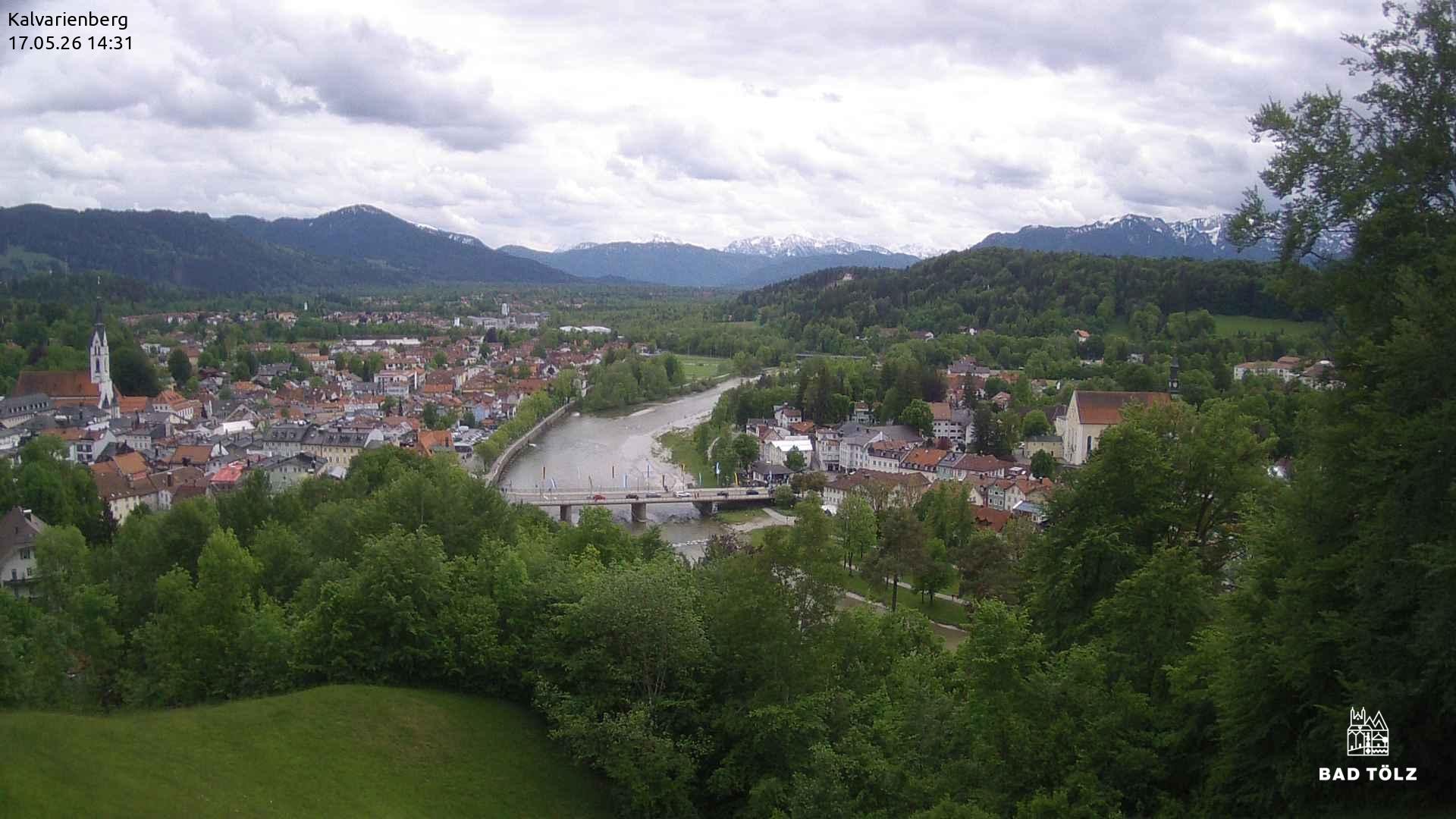 Archiv Foto Webcam Kalvarienberg bei Bad Tölz