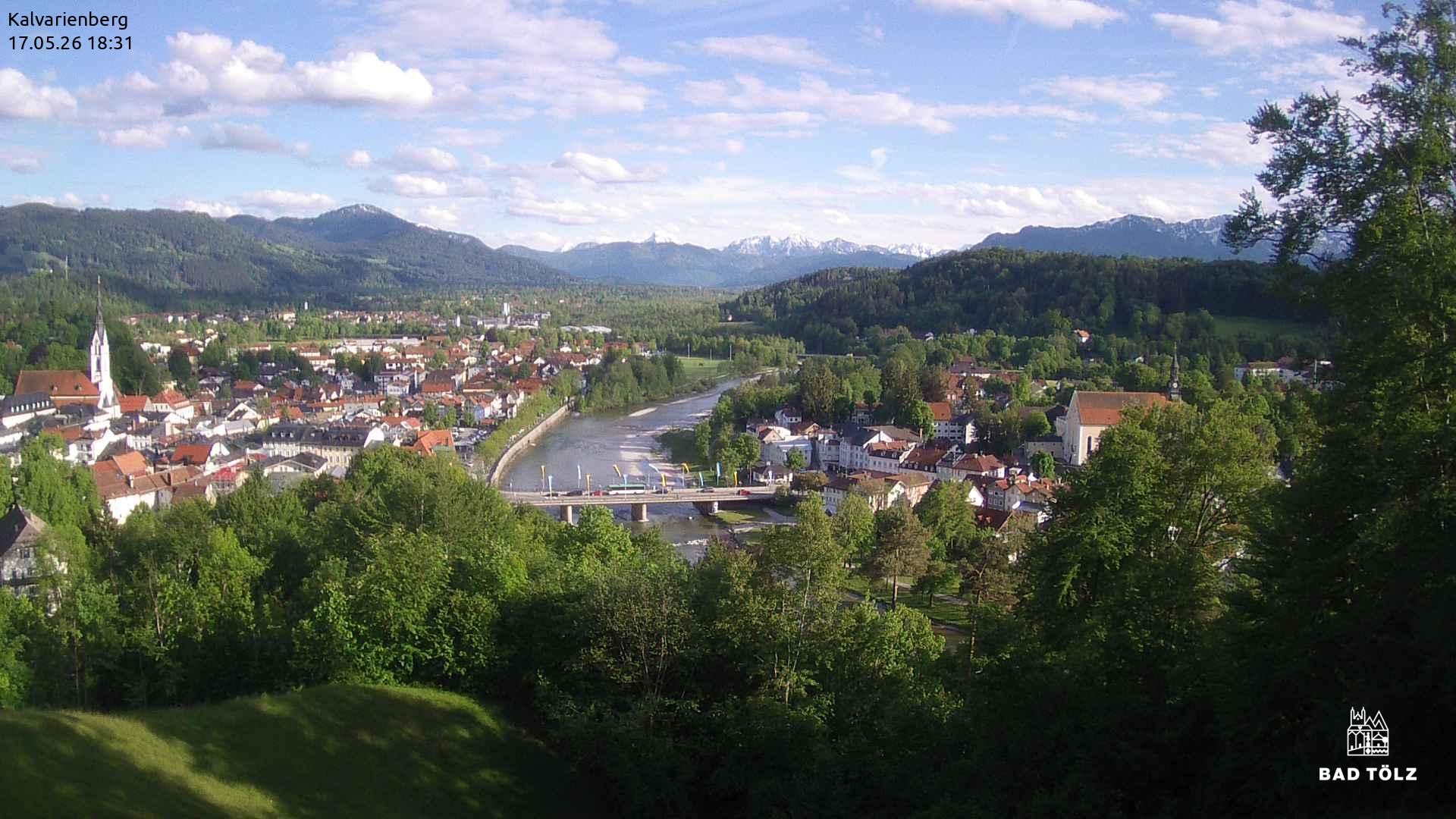 Archiv Foto Webcam Kalvarienberg bei Bad Tölz