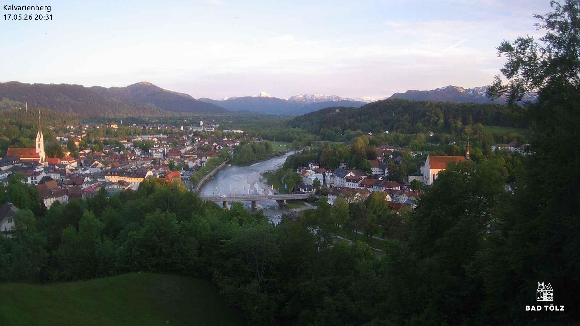 Archiv Foto Webcam Kalvarienberg bei Bad Tölz