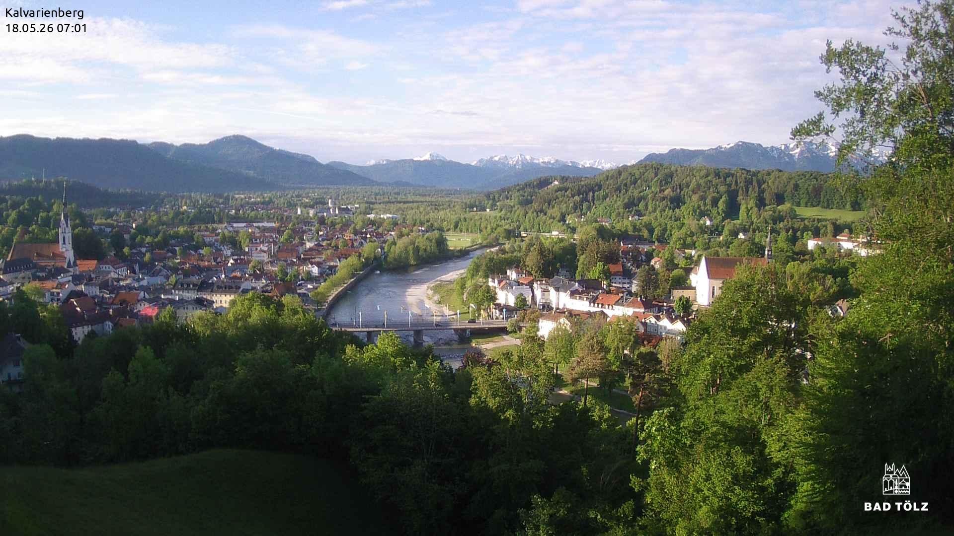Archiv Foto Webcam Kalvarienberg bei Bad Tölz