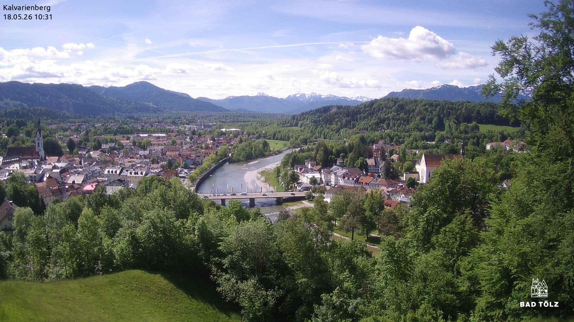 Archiv Foto Webcam Kalvarienberg bei Bad Tölz