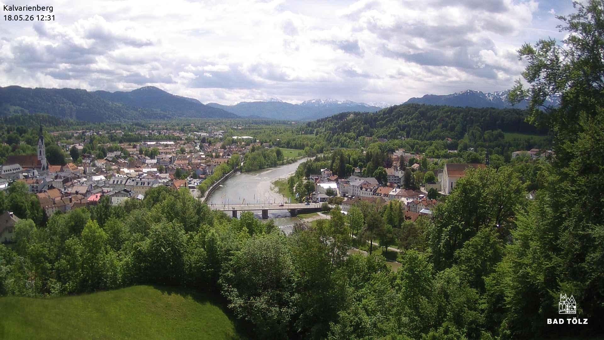 Archiv Foto Webcam Kalvarienberg bei Bad Tölz