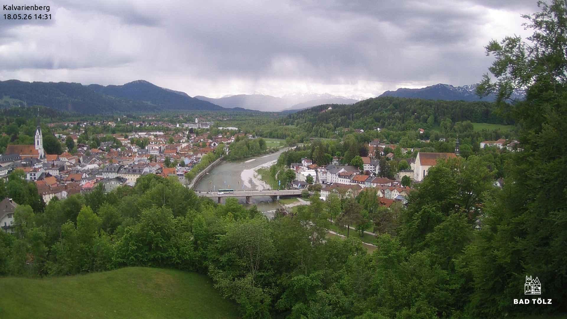 Archived image Webcam Bad Tölz - Kalvarienberg