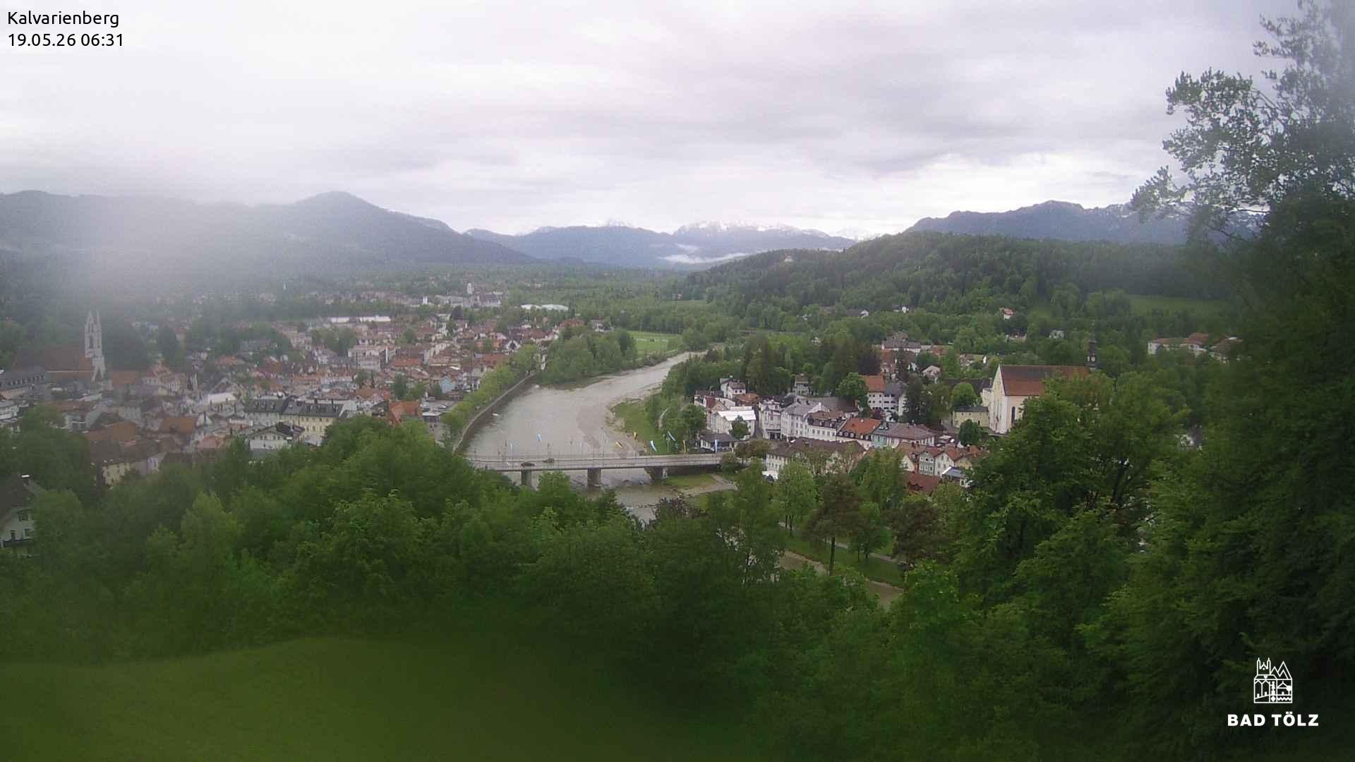 Archiv Foto Webcam Kalvarienberg bei Bad Tölz