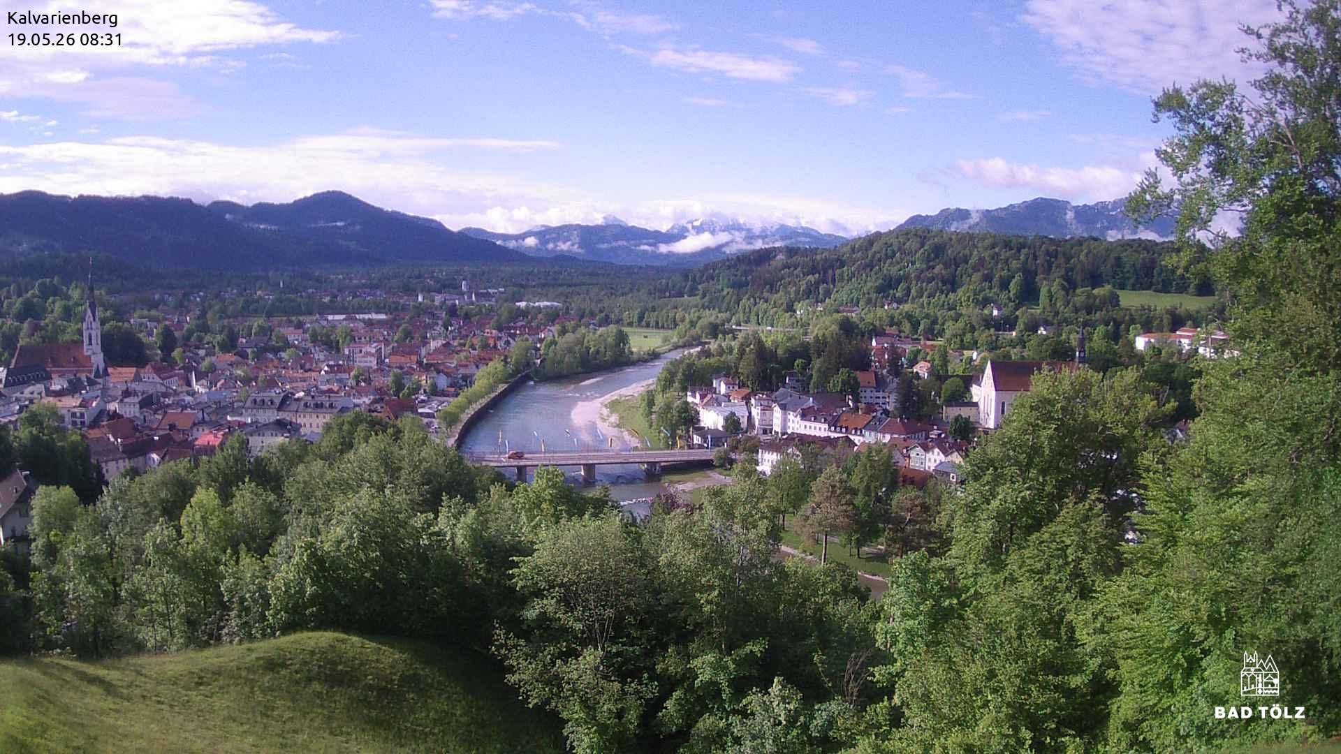 Archiv Foto Webcam Kalvarienberg bei Bad Tölz
