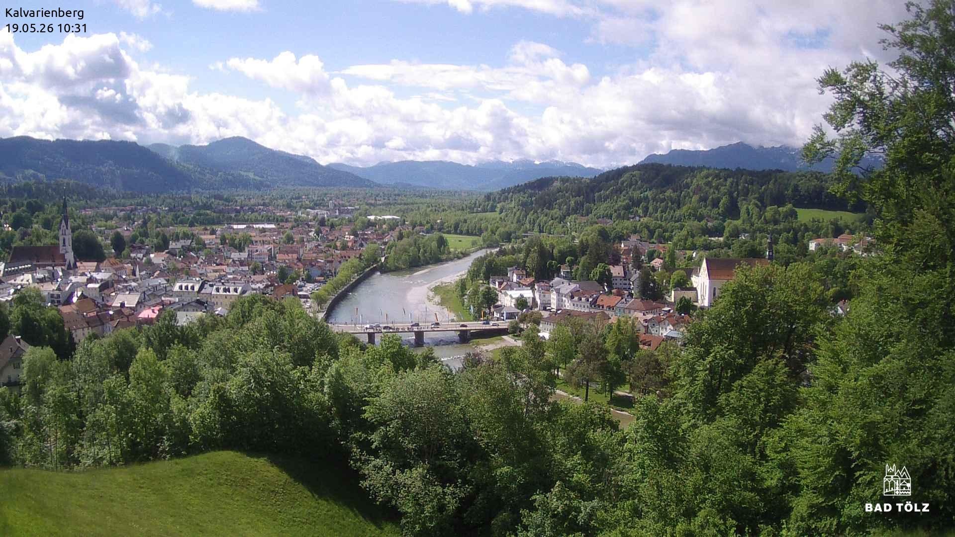 Archiv Foto Webcam Kalvarienberg bei Bad Tölz