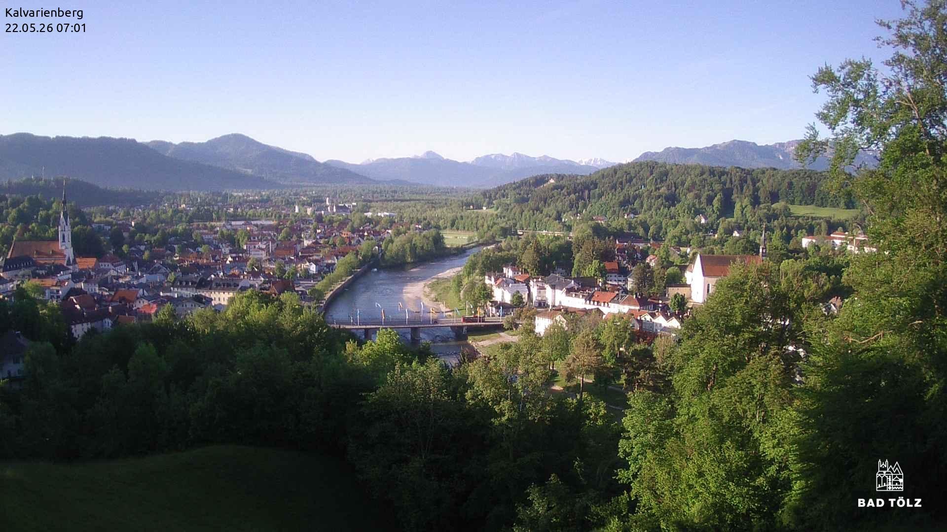 Archiv Foto Webcam Kalvarienberg bei Bad Tölz
