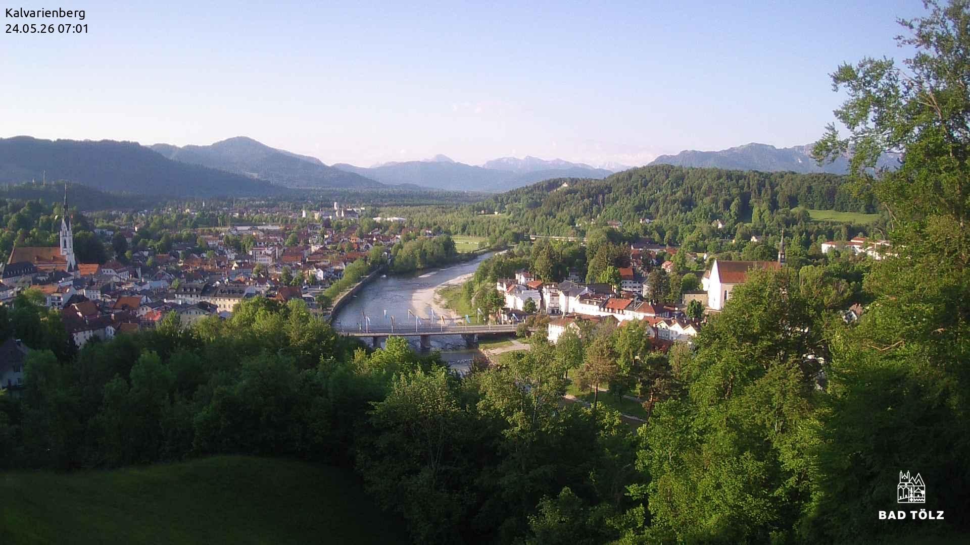 Archiv Foto Webcam Kalvarienberg bei Bad Tölz