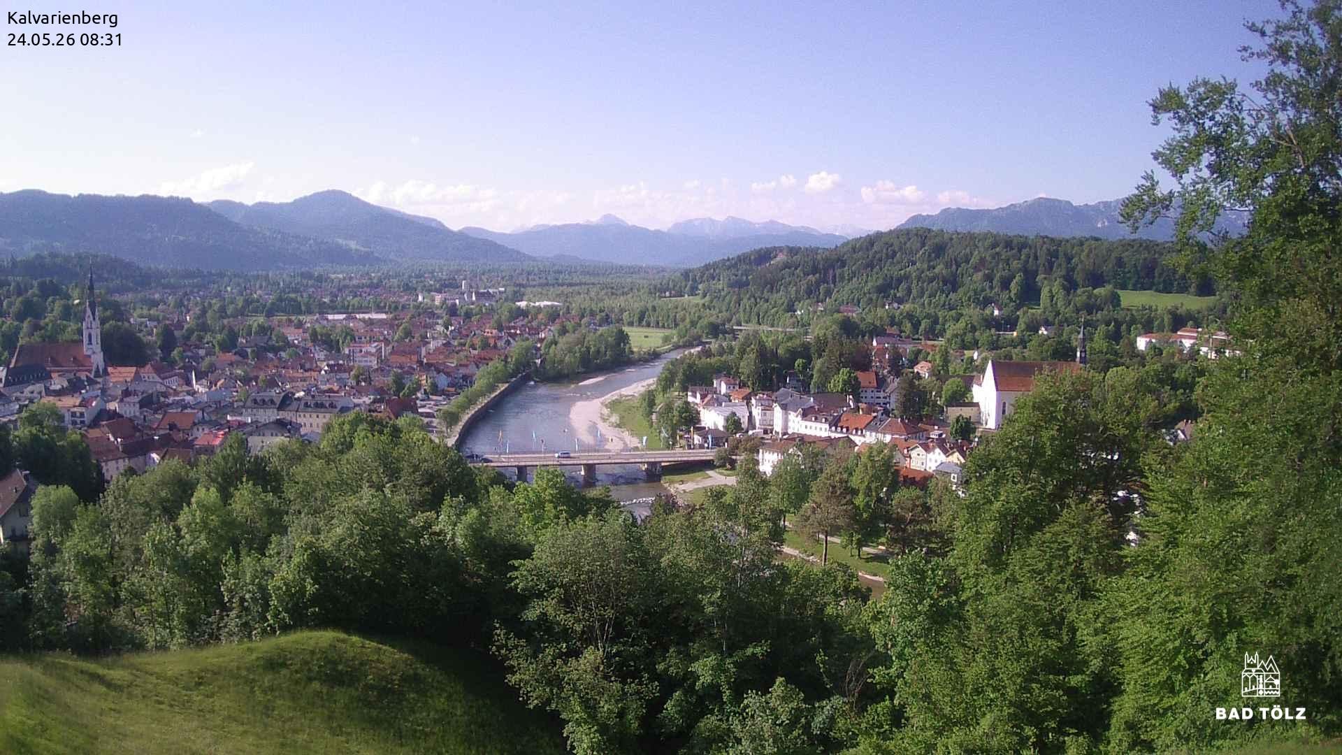 Archiv Foto Webcam Kalvarienberg bei Bad Tölz