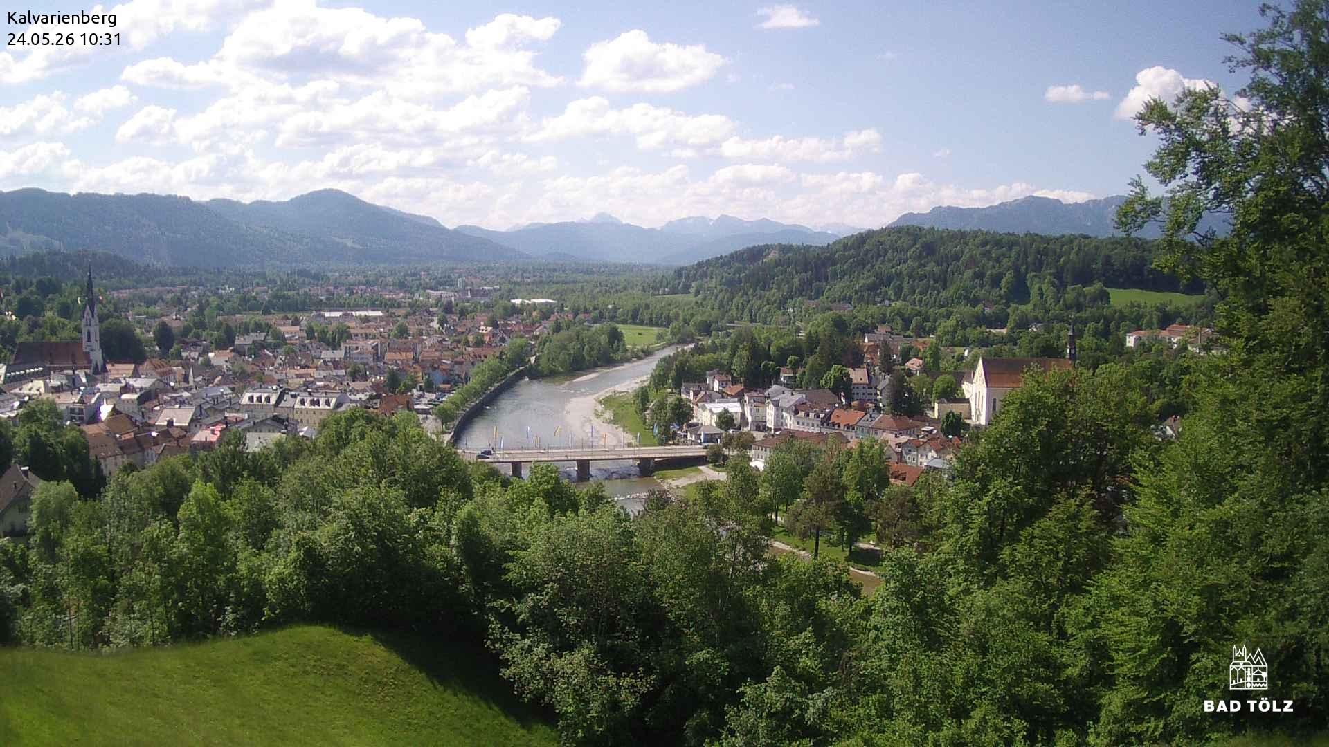 Archiv Foto Webcam Kalvarienberg bei Bad Tölz