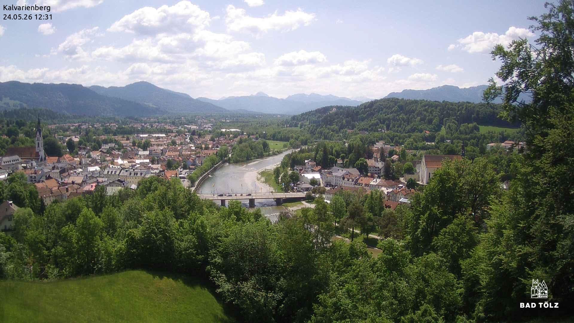 Archiv Foto Webcam Kalvarienberg bei Bad Tölz