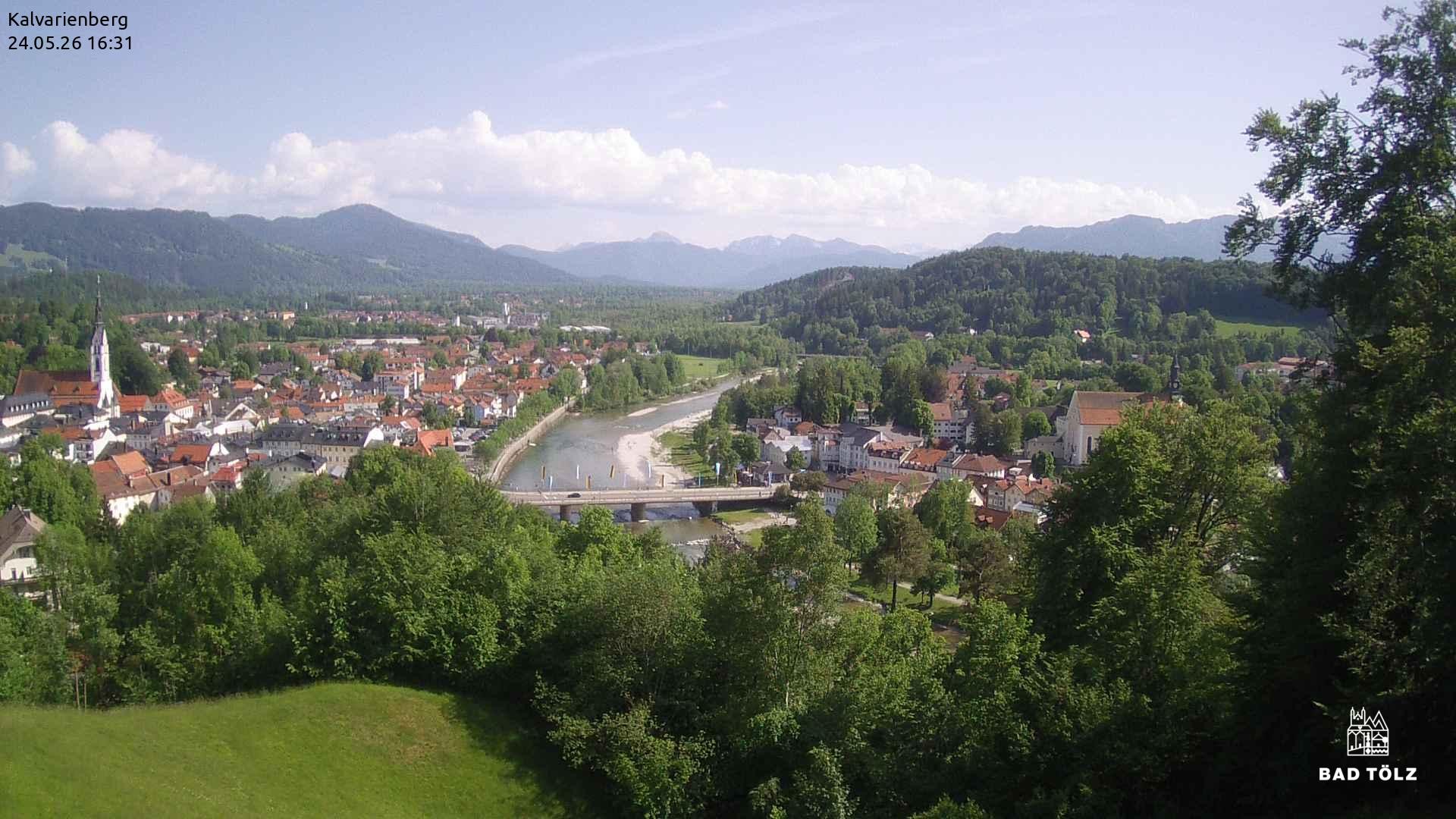 Archiv Foto Webcam Kalvarienberg bei Bad Tölz