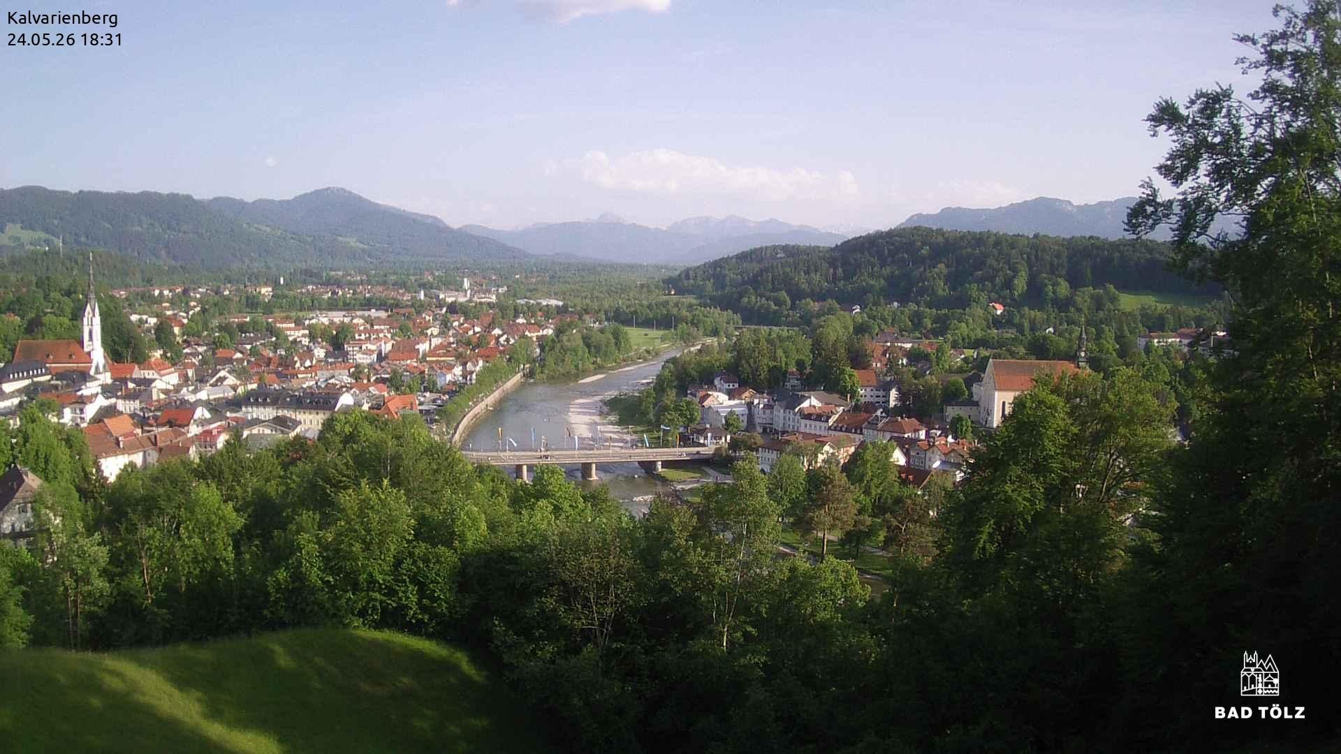 Archiv Foto Webcam Kalvarienberg bei Bad Tölz