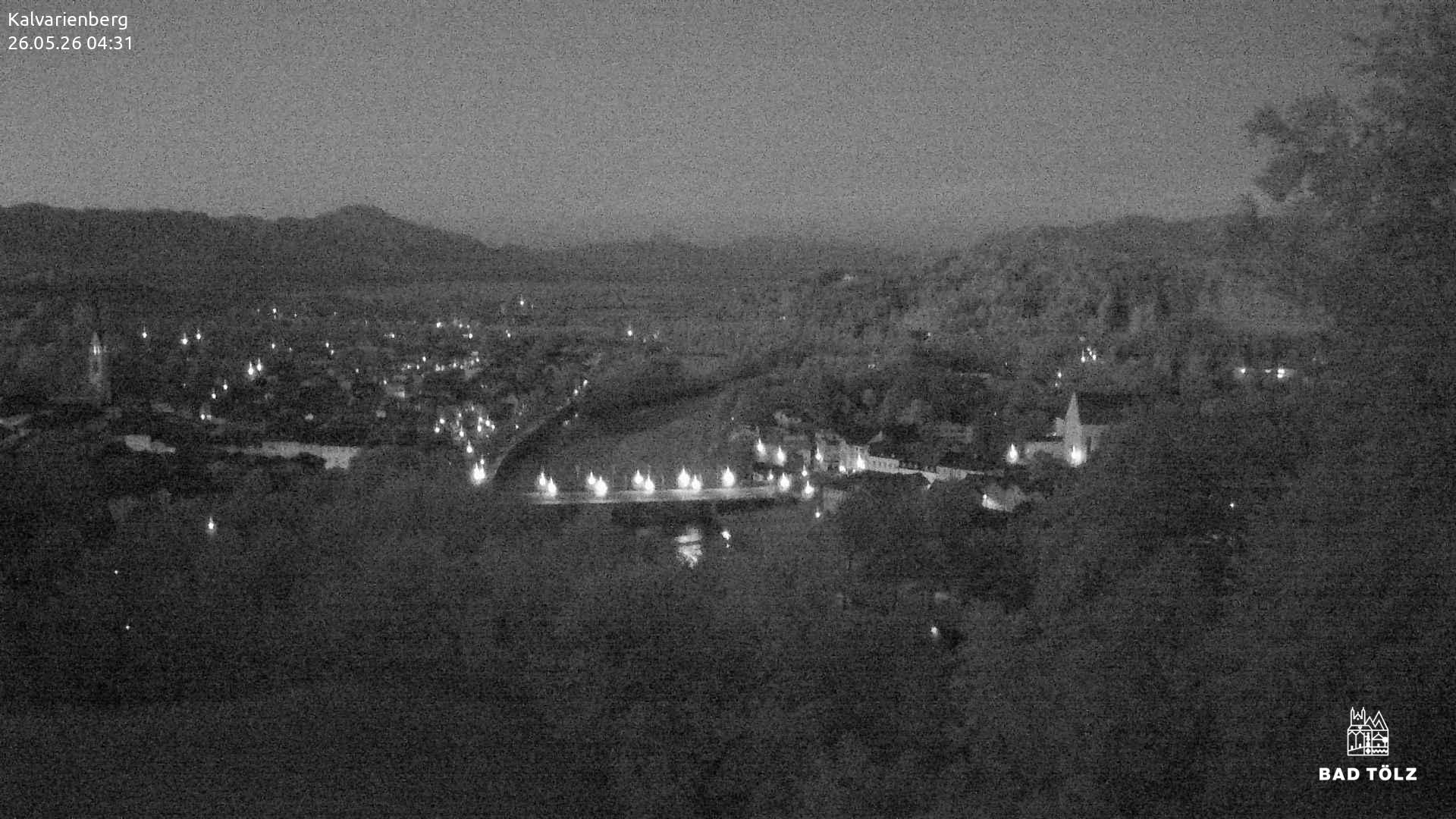 Archived image Webcam Bad Tölz - Kalvarienberg