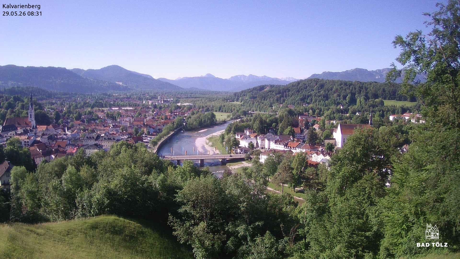 Archiv Foto Webcam Kalvarienberg bei Bad Tölz