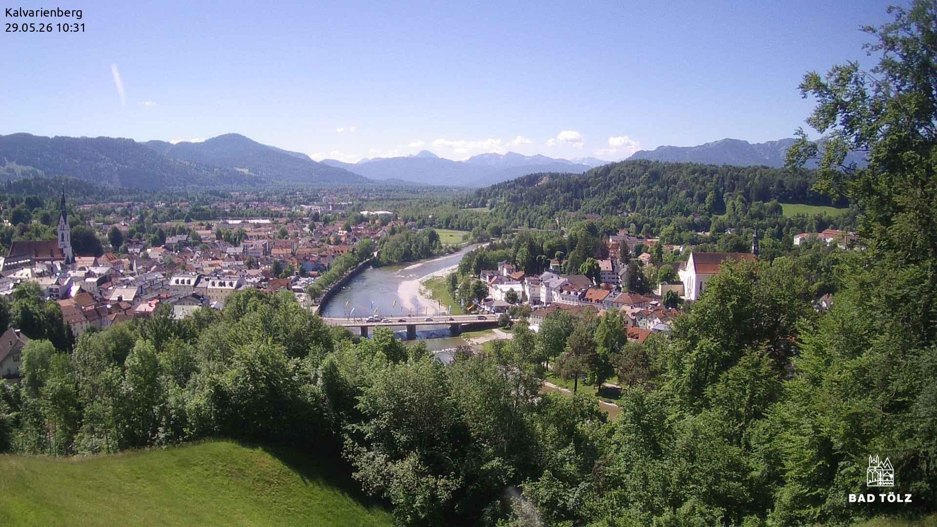 Archiv Foto Webcam Kalvarienberg bei Bad Tölz