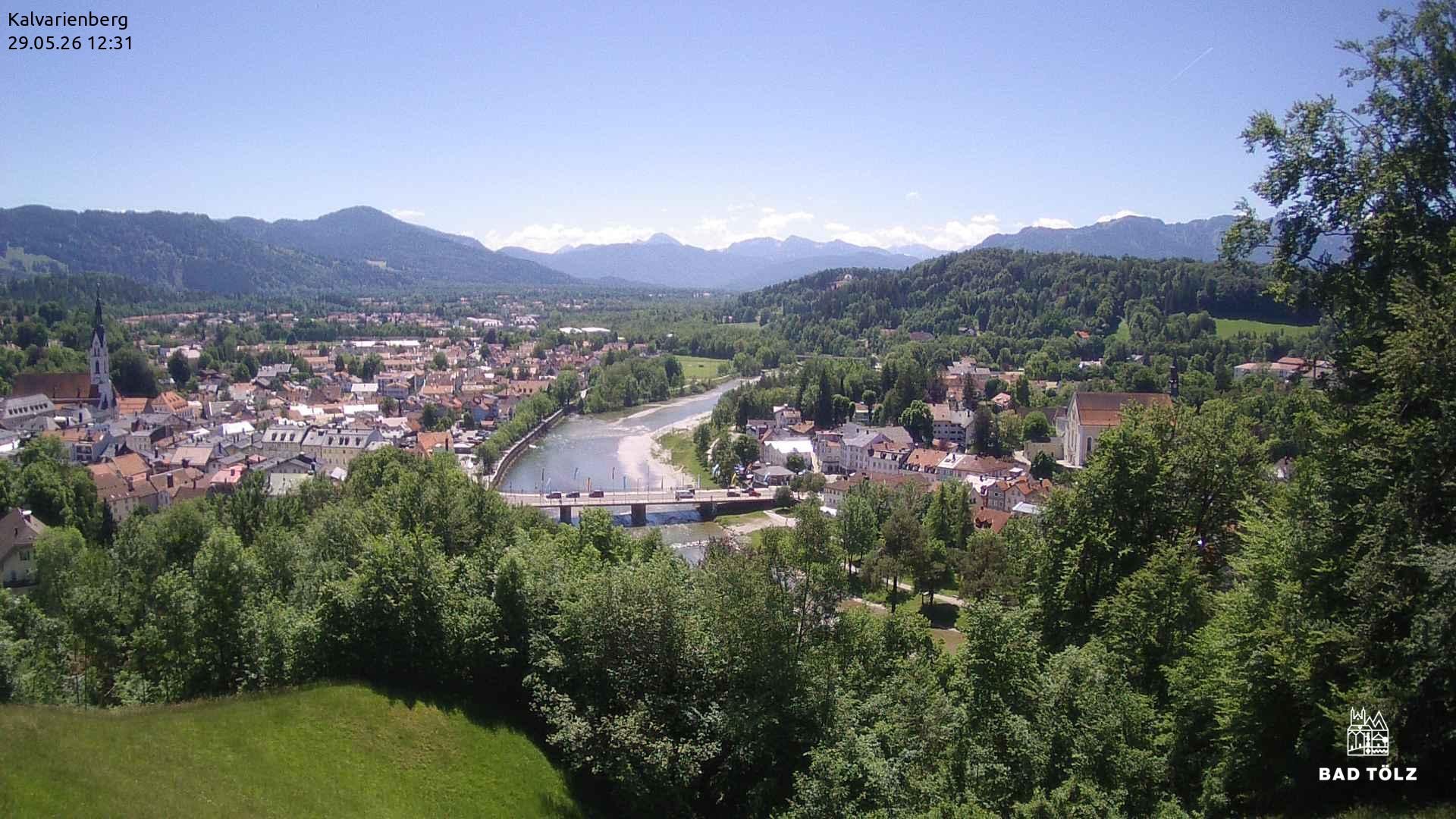 Archiv Foto Webcam Kalvarienberg bei Bad Tölz
