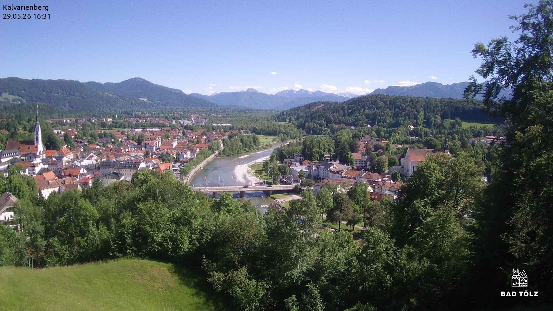 Archiv Foto Webcam Kalvarienberg bei Bad Tölz