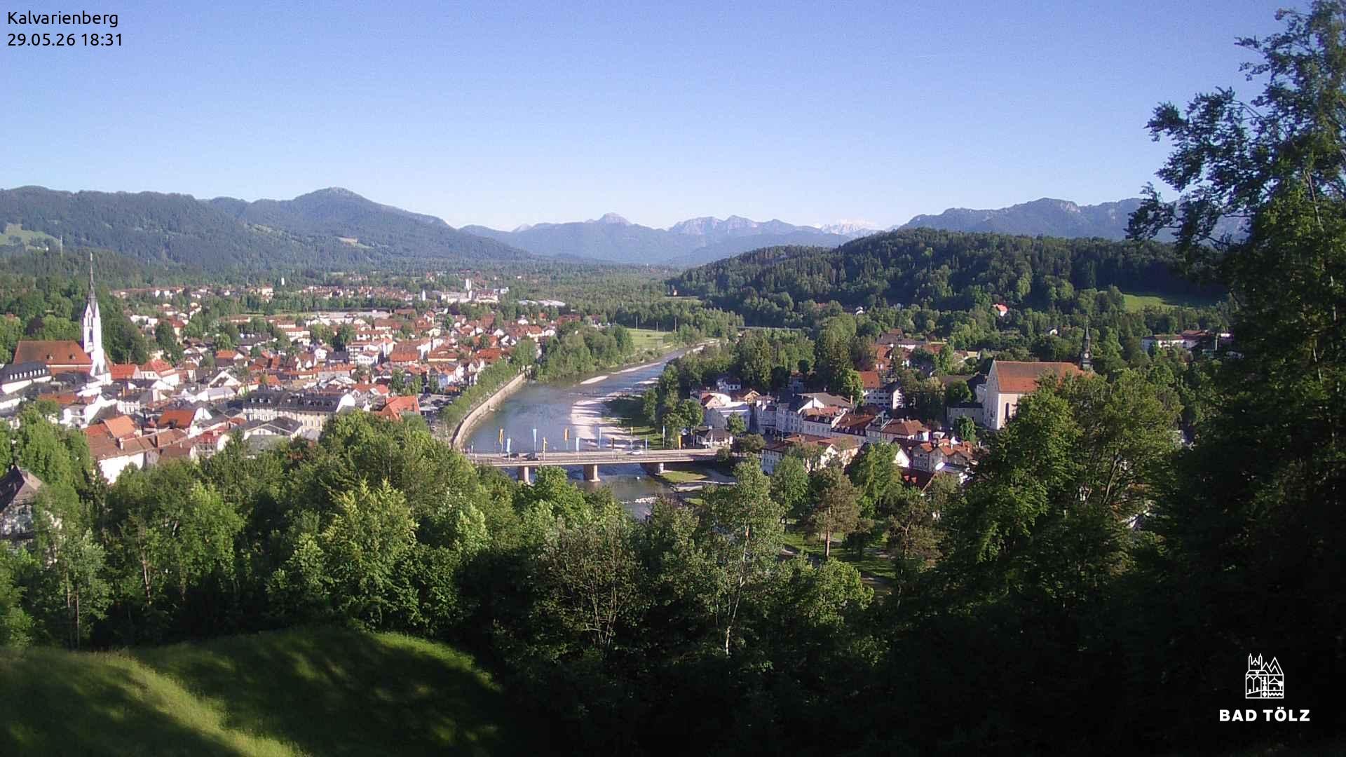 Archiv Foto Webcam Kalvarienberg bei Bad Tölz