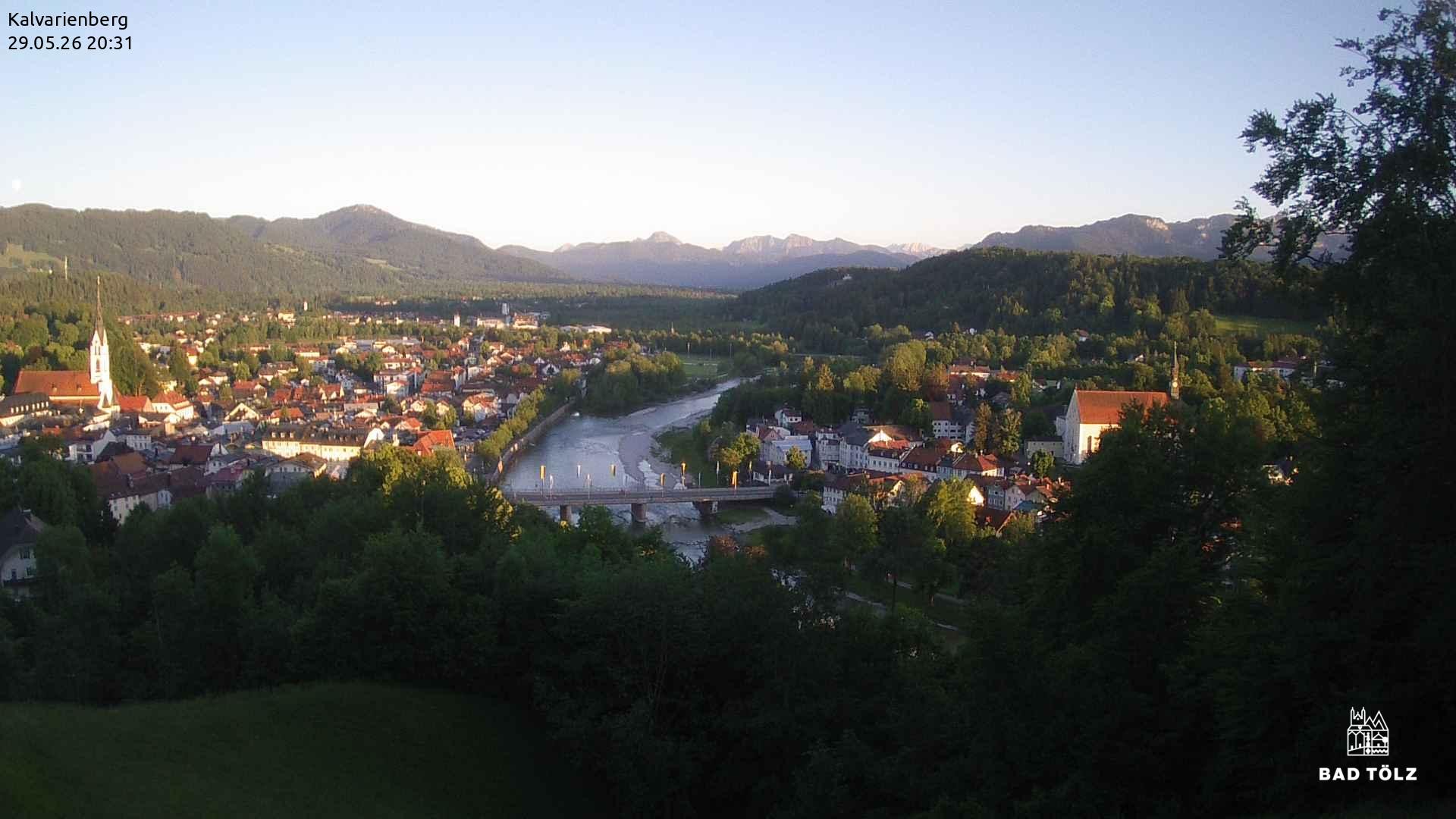 Archiv Foto Webcam Kalvarienberg bei Bad Tölz