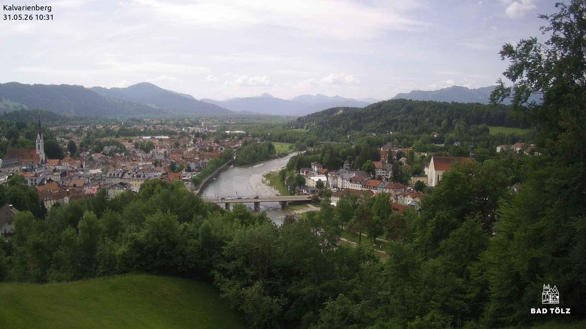 Archived image Webcam Bad Tölz - Kalvarienberg