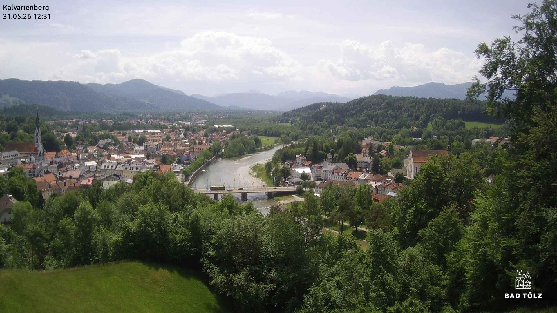 Archived image Webcam Bad Tölz - Kalvarienberg