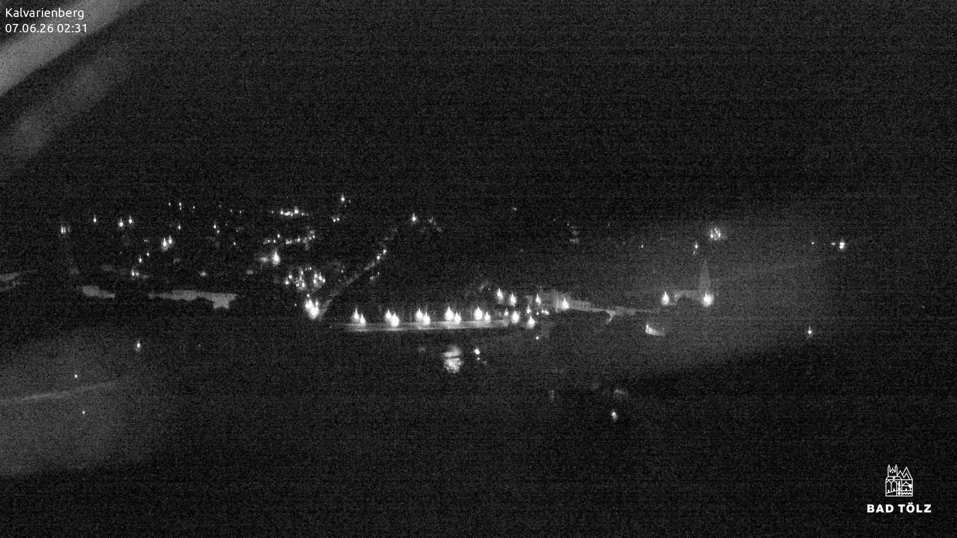Archiv Foto Webcam Kalvarienberg bei Bad Tölz