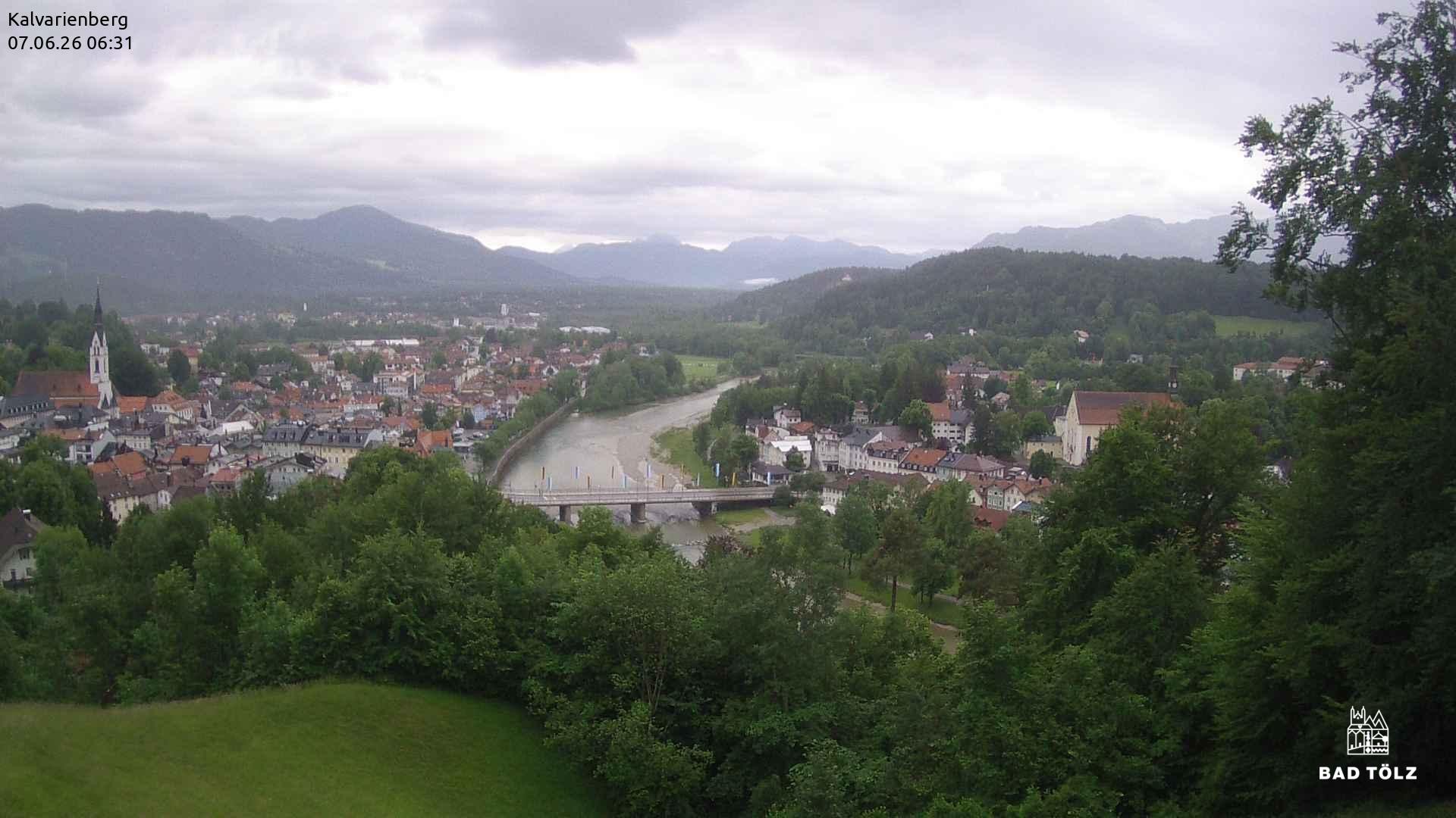 Archiv Foto Webcam Kalvarienberg bei Bad Tölz