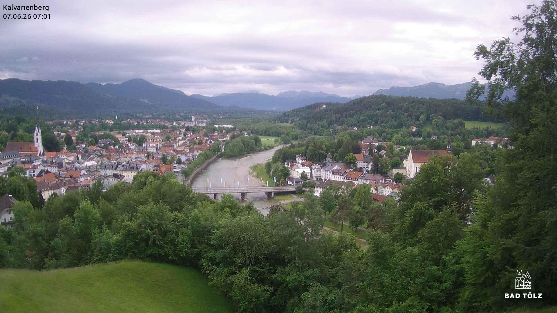 Archiv Foto Webcam Kalvarienberg bei Bad Tölz