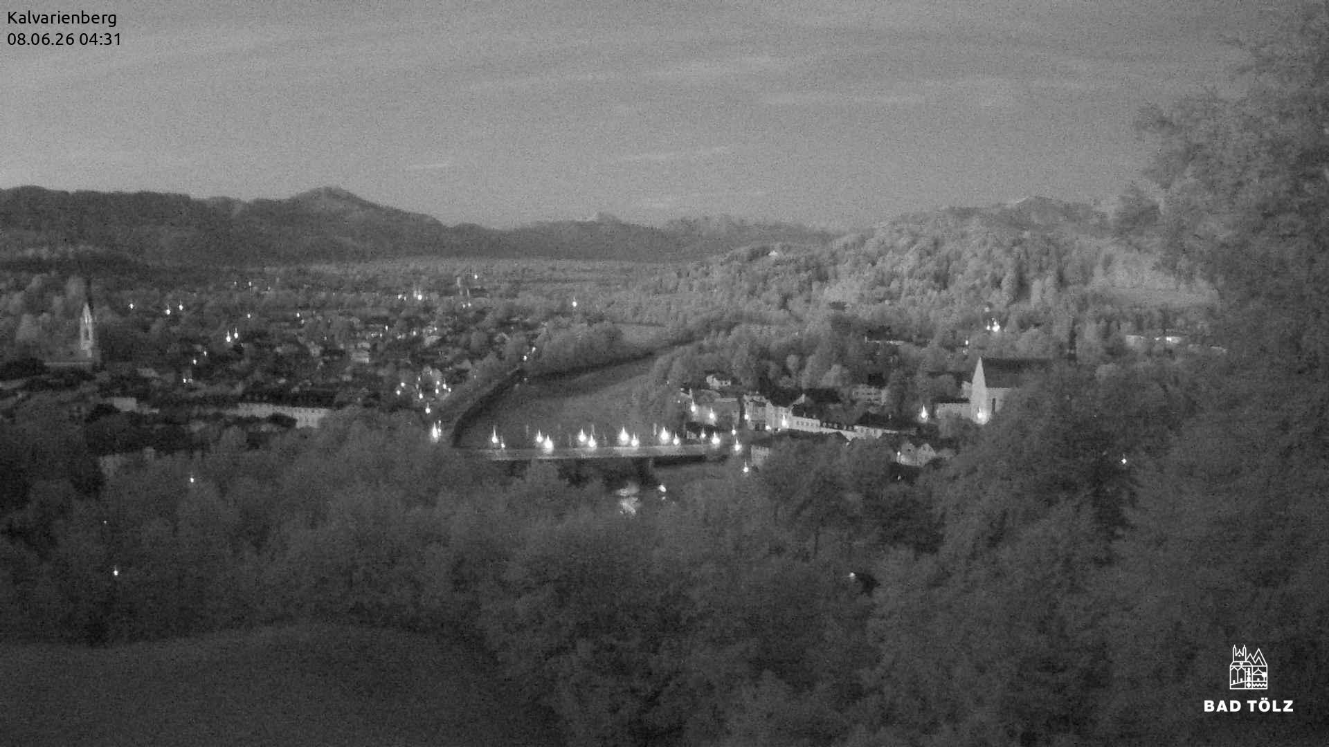 Archiv Foto Webcam Kalvarienberg bei Bad Tölz