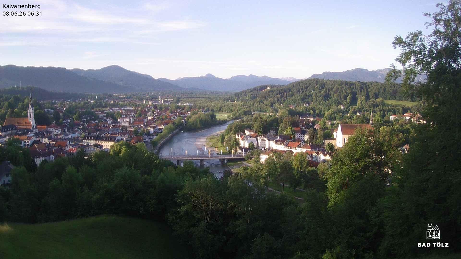Archiv Foto Webcam Kalvarienberg bei Bad Tölz