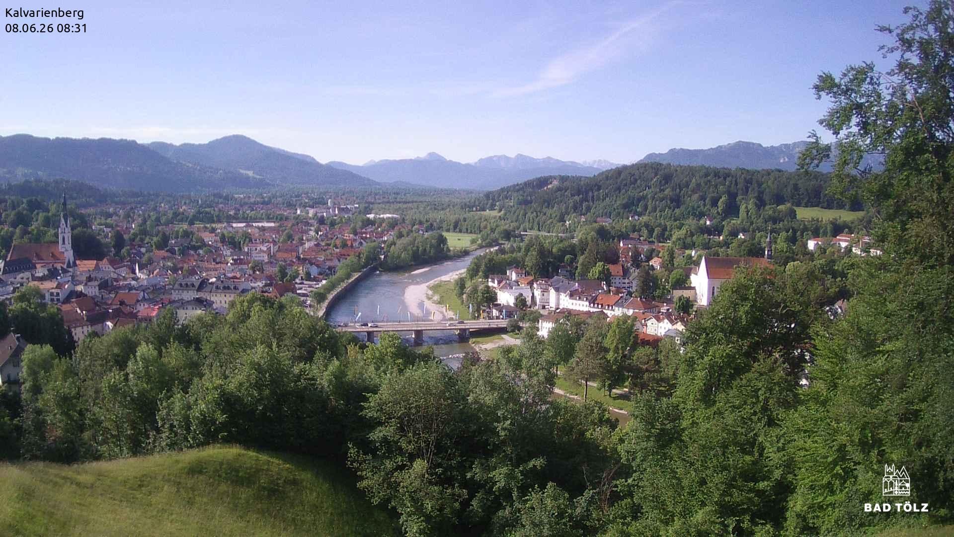 Archiv Foto Webcam Kalvarienberg bei Bad Tölz