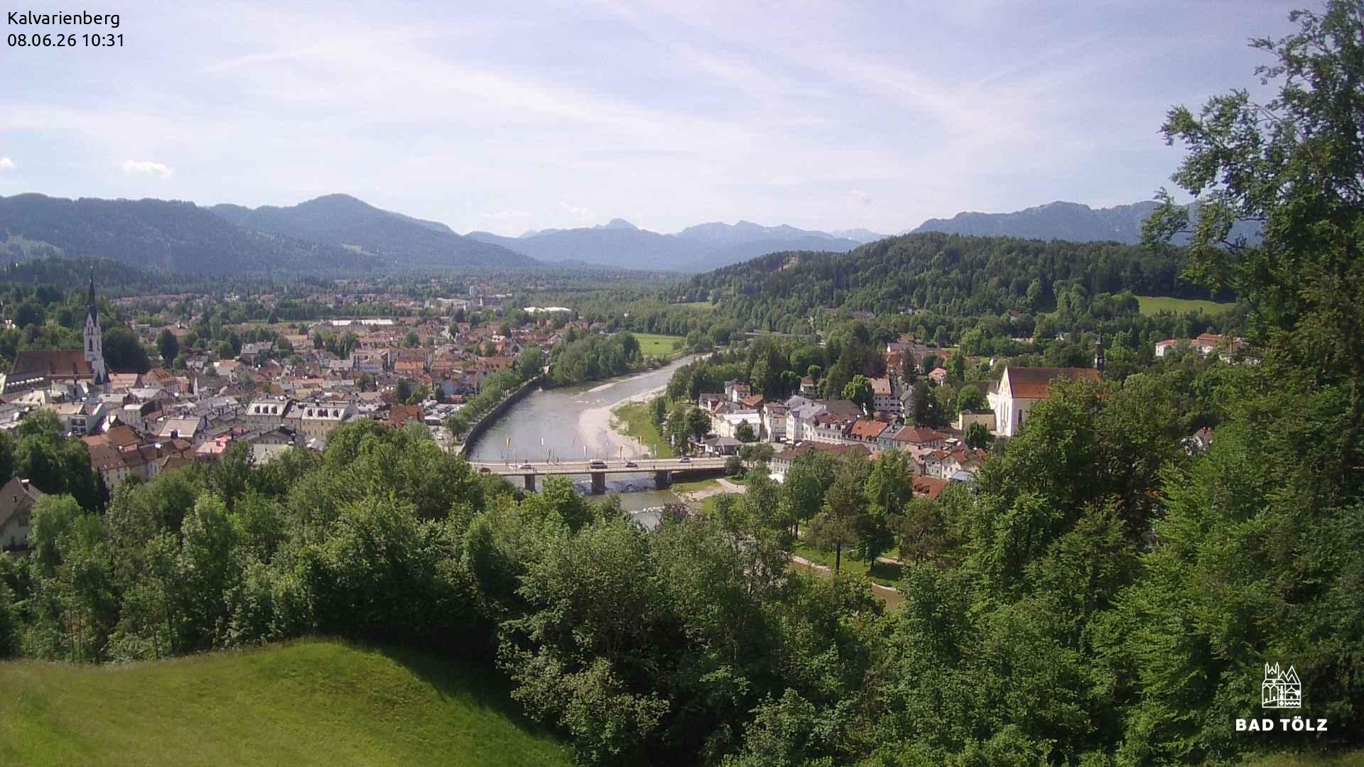 Archiv Foto Webcam Kalvarienberg bei Bad Tölz