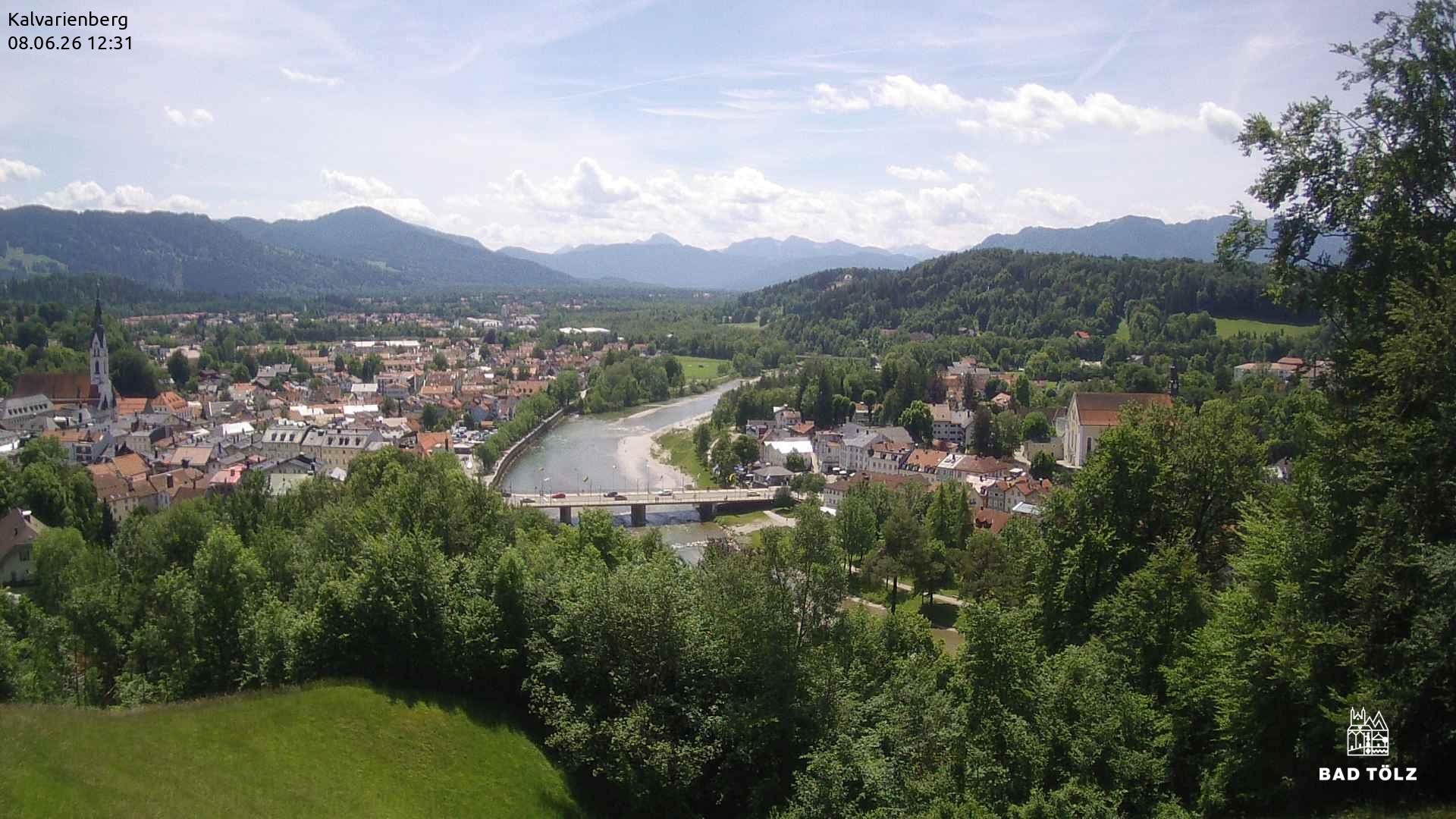 Archiv Foto Webcam Kalvarienberg bei Bad Tölz