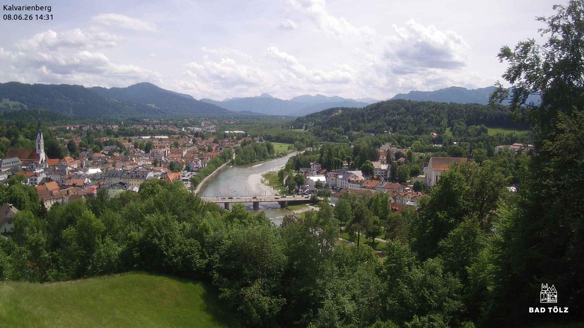 Archiv Foto Webcam Kalvarienberg bei Bad Tölz