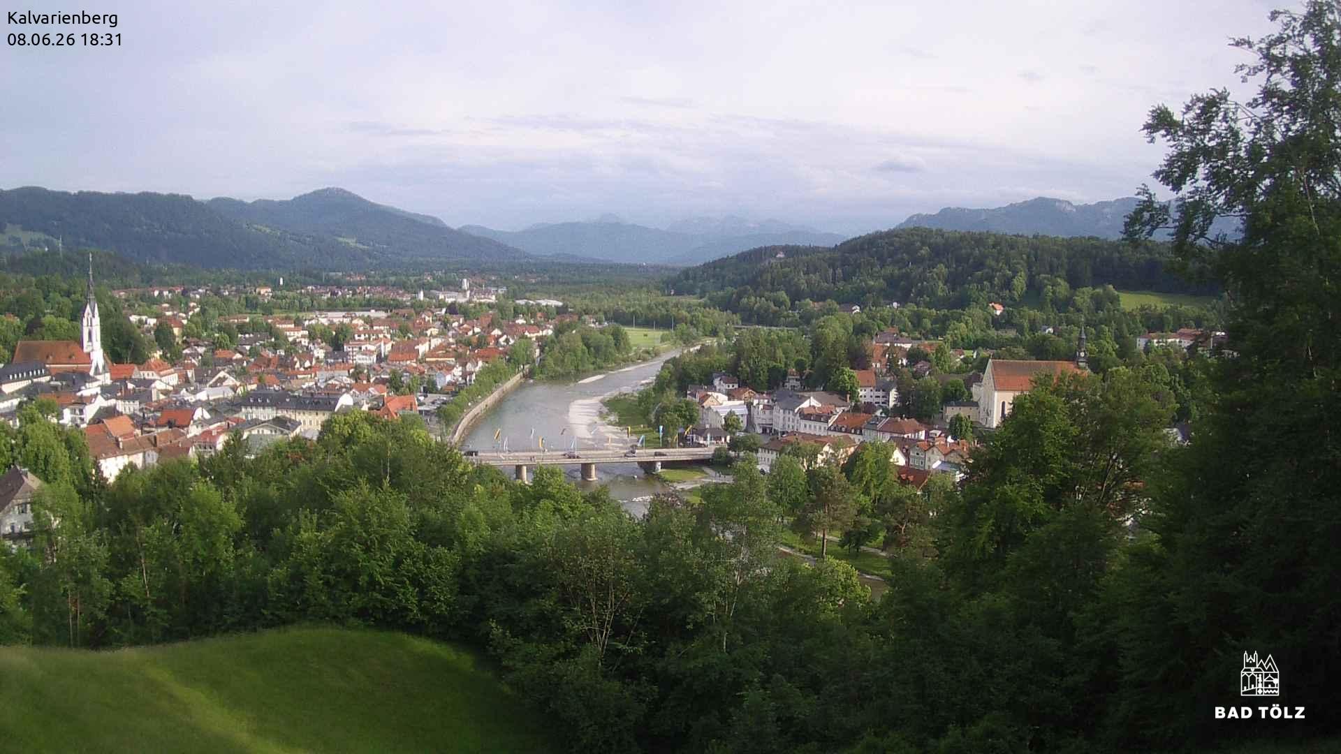 Archiv Foto Webcam Kalvarienberg bei Bad Tölz