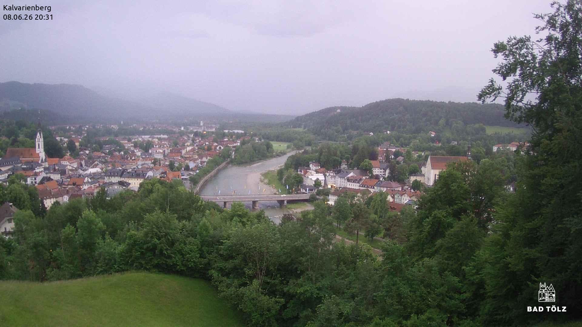 Archiv Foto Webcam Kalvarienberg bei Bad Tölz