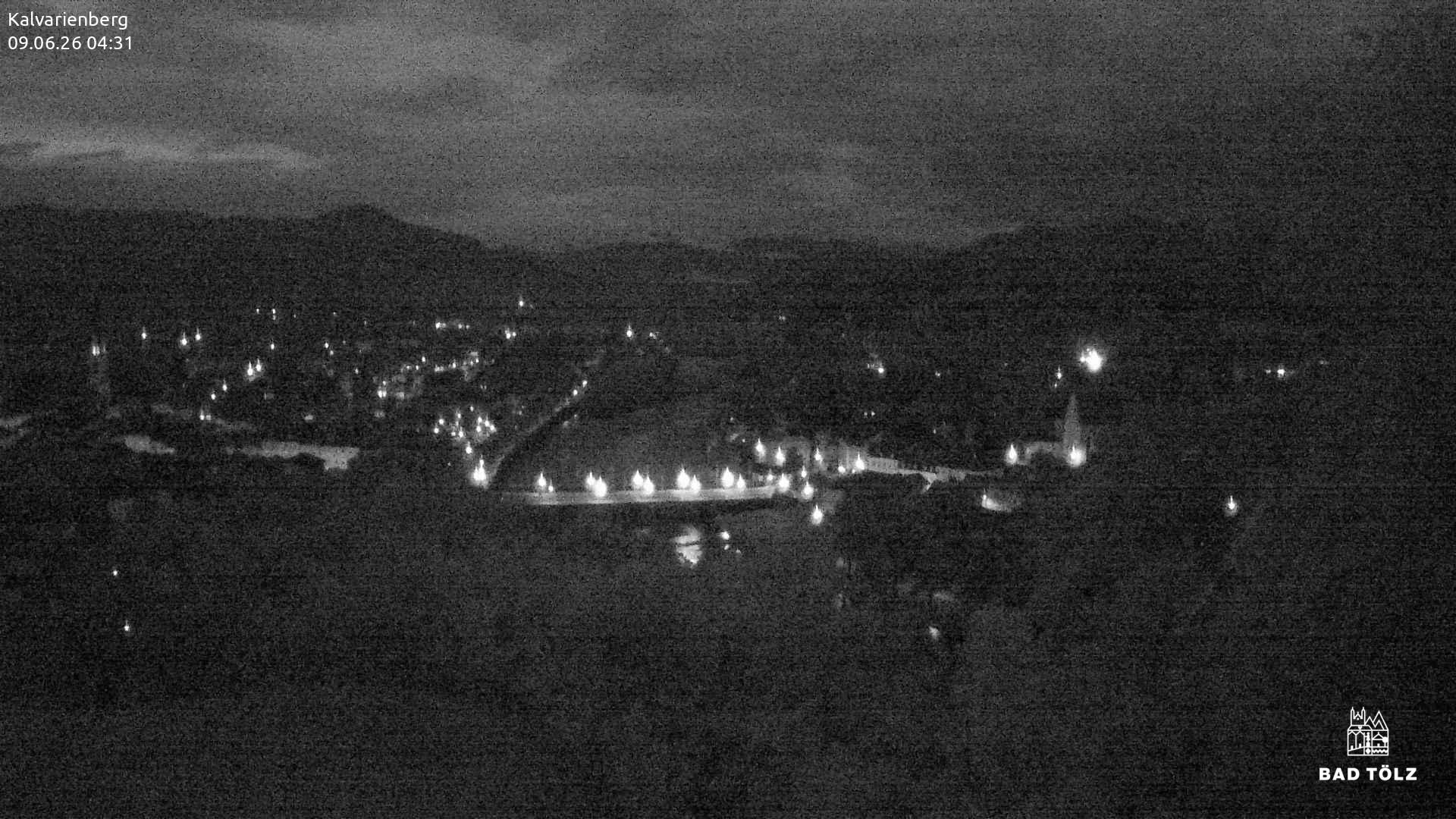 Archived image Webcam Bad Tölz - Kalvarienberg